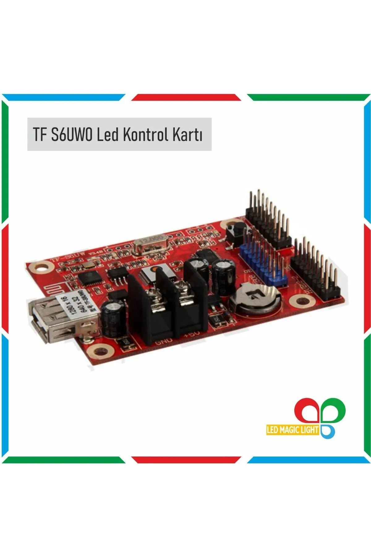 LED MAGIC LIGHT Tf S6uw0 Wifi Tek Renk Led Panel Kontrol Kartı