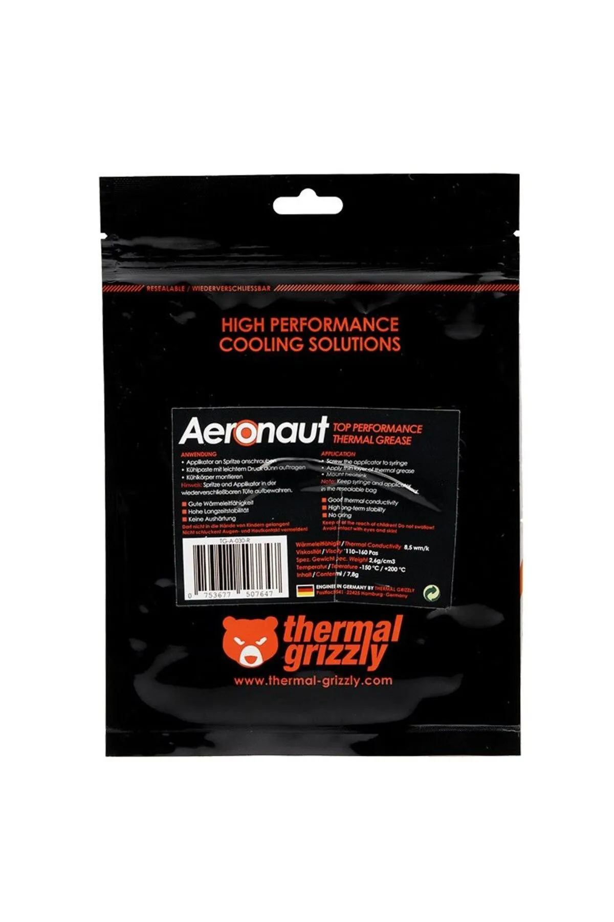 Thermal Grizzly Tg-a-030-r Aeronaut 7,8gr Termal Macun