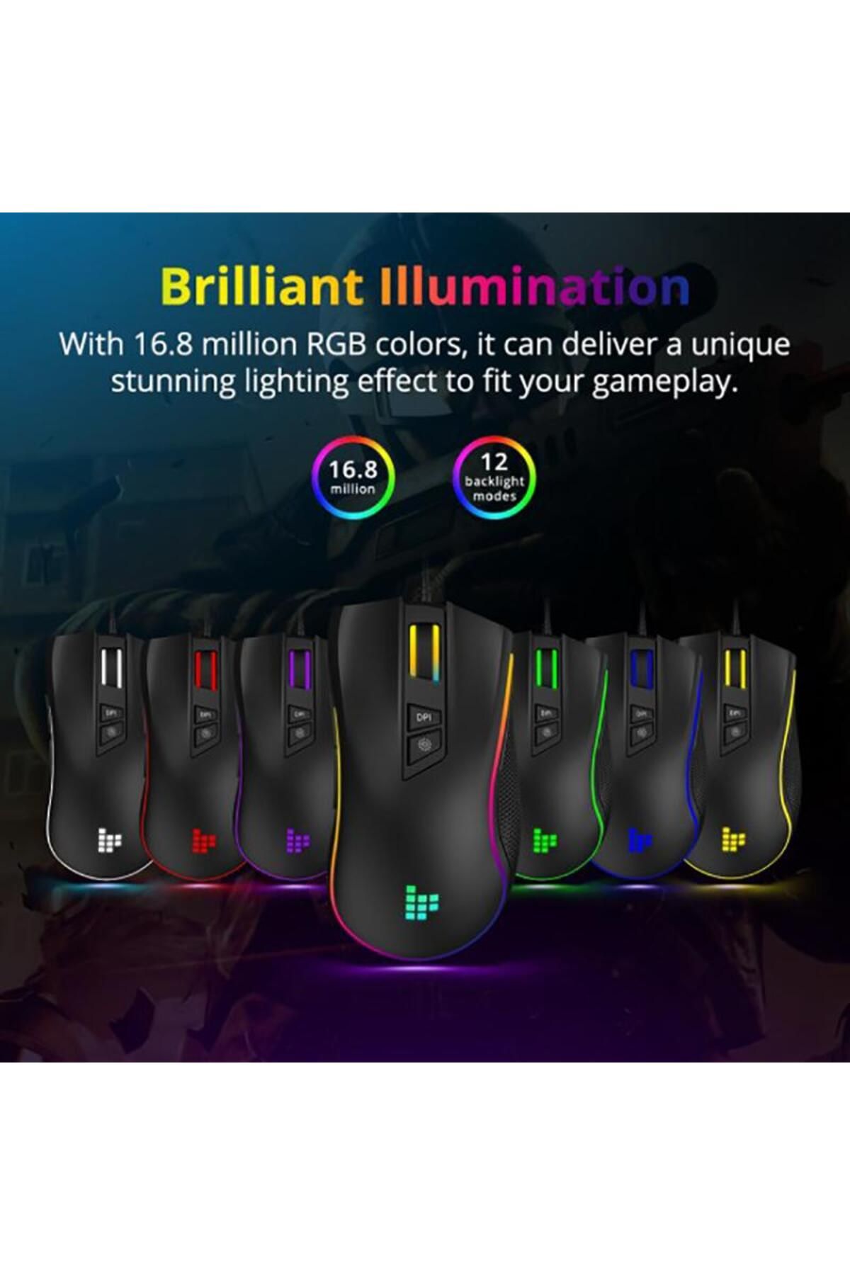 Tronsmart Tg007 Rgb Işıklı Gaming Oyuncu Mouse