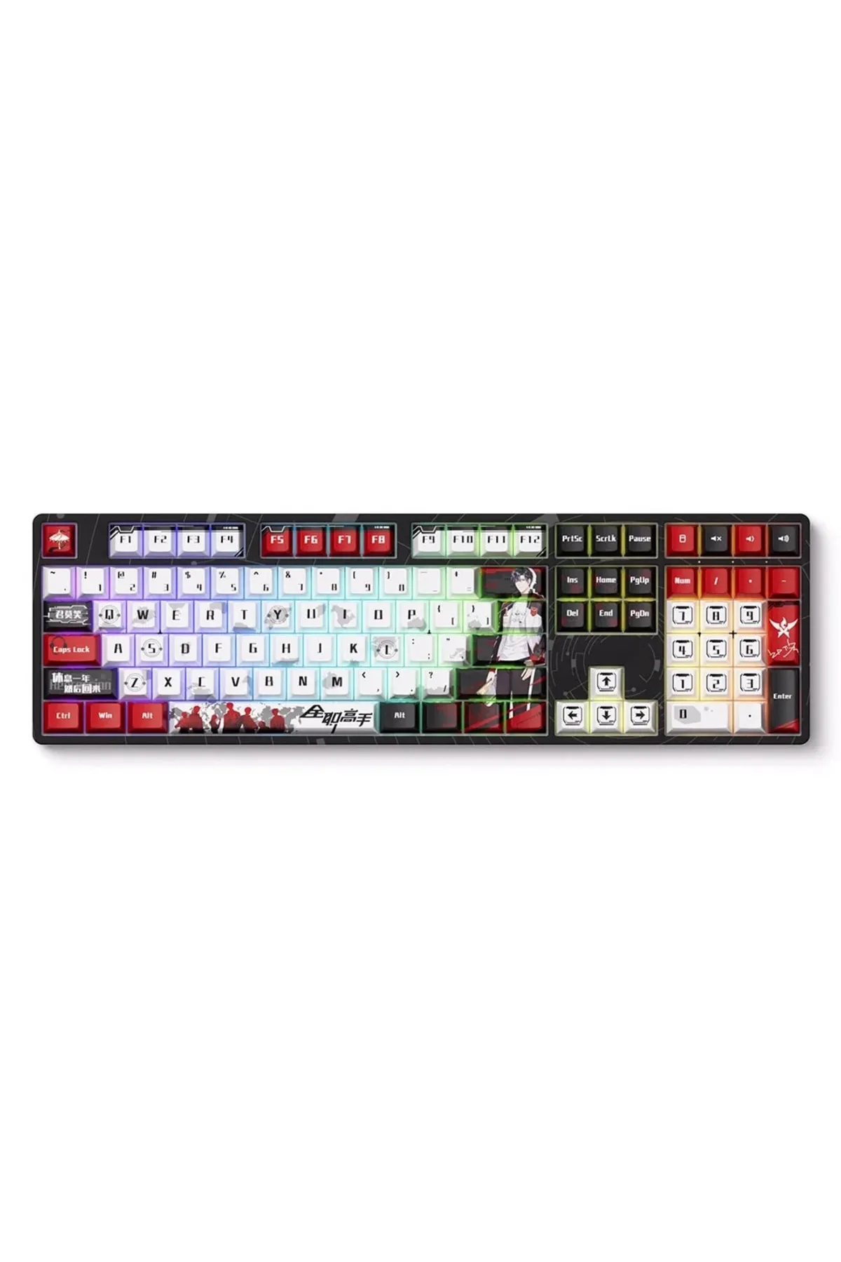 AKKO The King’s Avatar 5108B Plus – Ye Xiu RGB Kablosuz Hotswap Mekanik Gaming Klavye