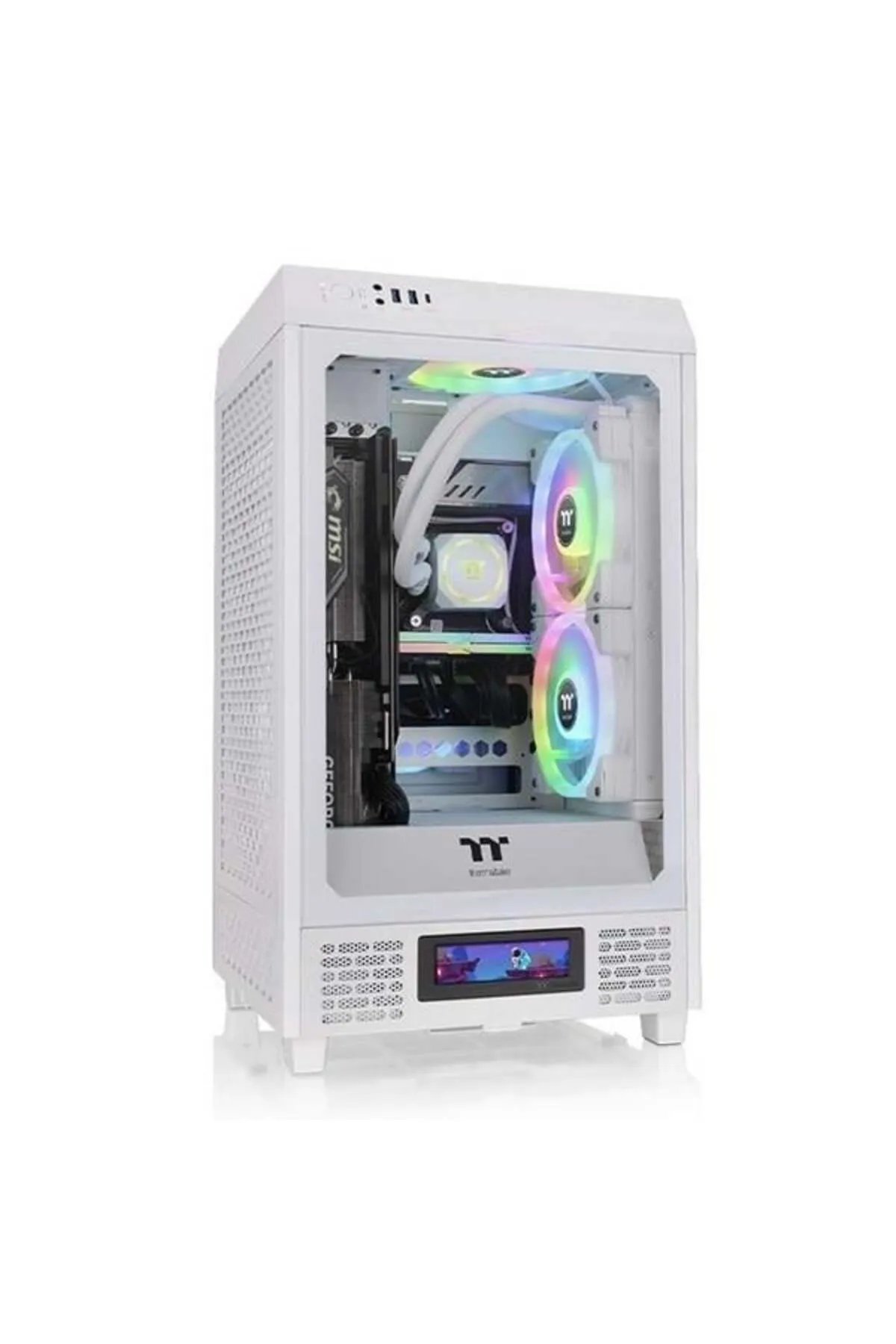 Thermaltake The Tower 200 Ca-1x9-00s6wn-00 Gamıng Mını-ıtx Px Kasası Beyaz