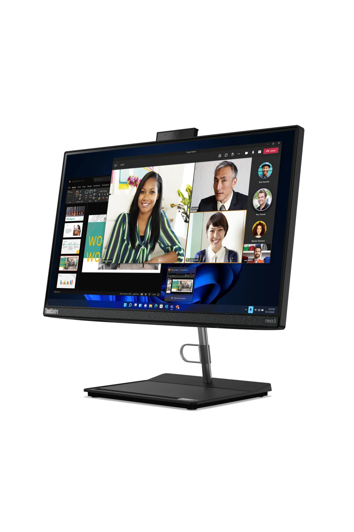 Lenovo ThinkCentre Neo 30a 22 Intel i5 12450H 16GB 256GB SSD 21.5" FHD fdos