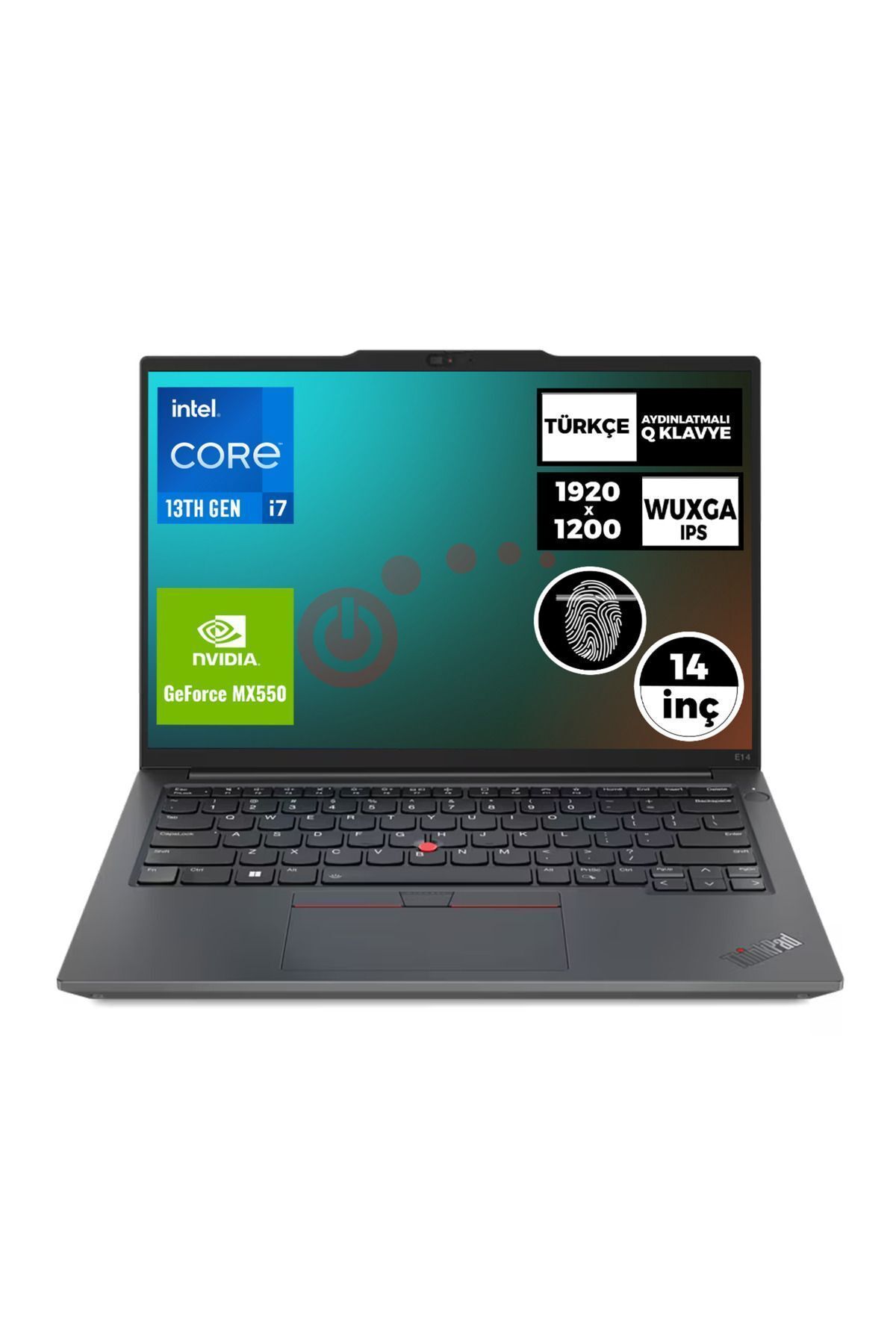 Lenovo ThinkPad E14 G5 i7-1355U 40GB 512GB SSD 14" WUXGA 2GB MX550 Windows 11 Pro 21JLS2G6TX 018