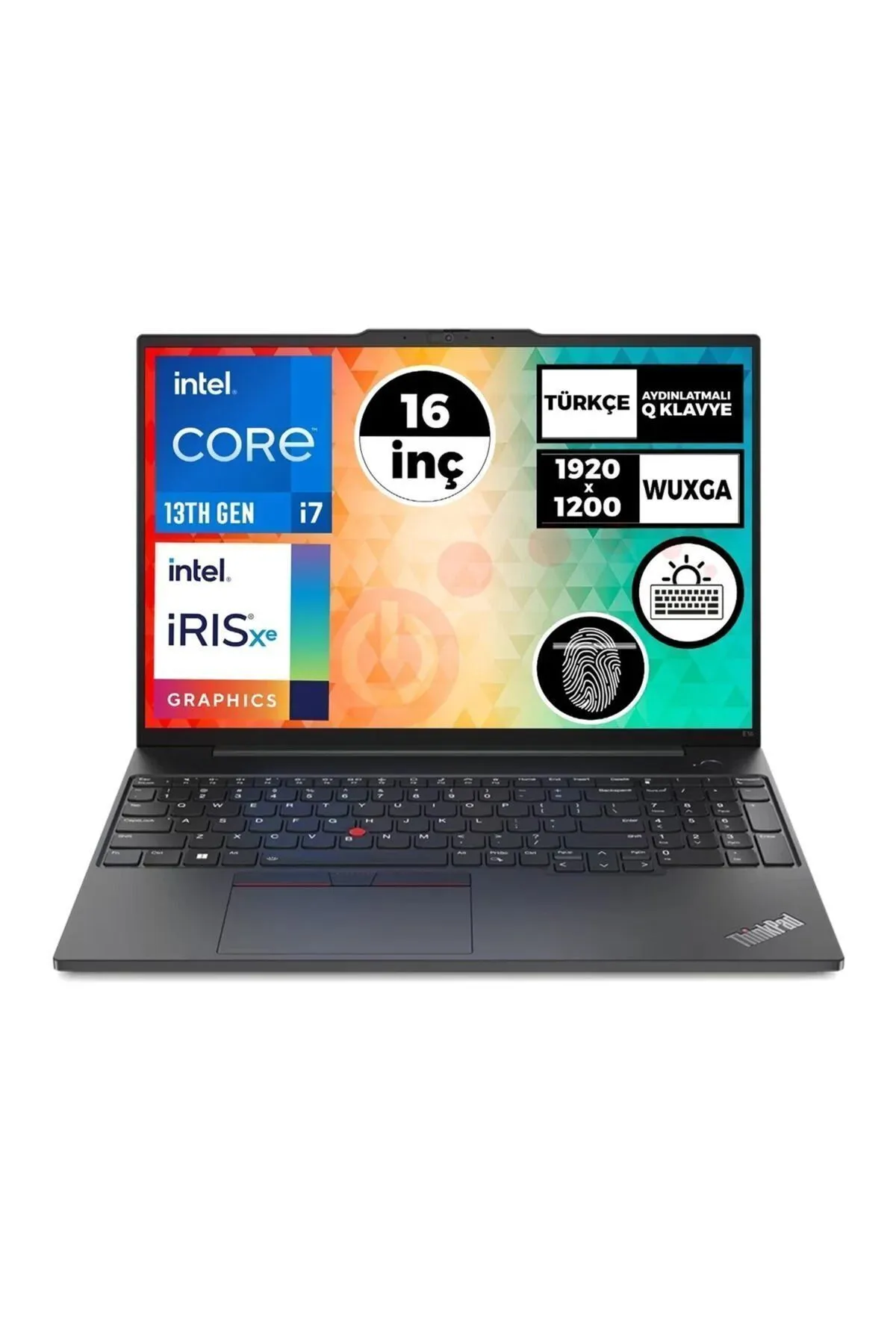 Lenovo Thinkpad E16 G1 i7-1355U 40GB 1TB SSD 16" Wuxga W11P Taşınabilir Bilgisayar 21JN0007TX 017