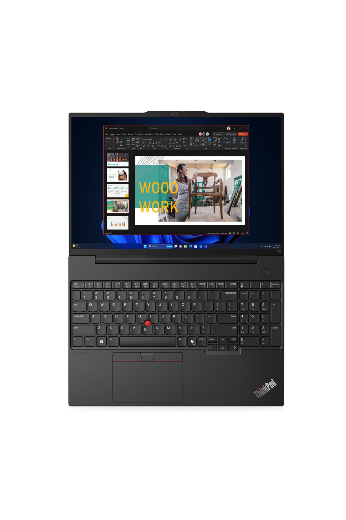 Lenovo ThinkPad E16 G2 Ultra 7 155H 32GB 512GB SSD 16" WUXGA Fdos Dizüstü Bilgisayar 21MA002UTX 002