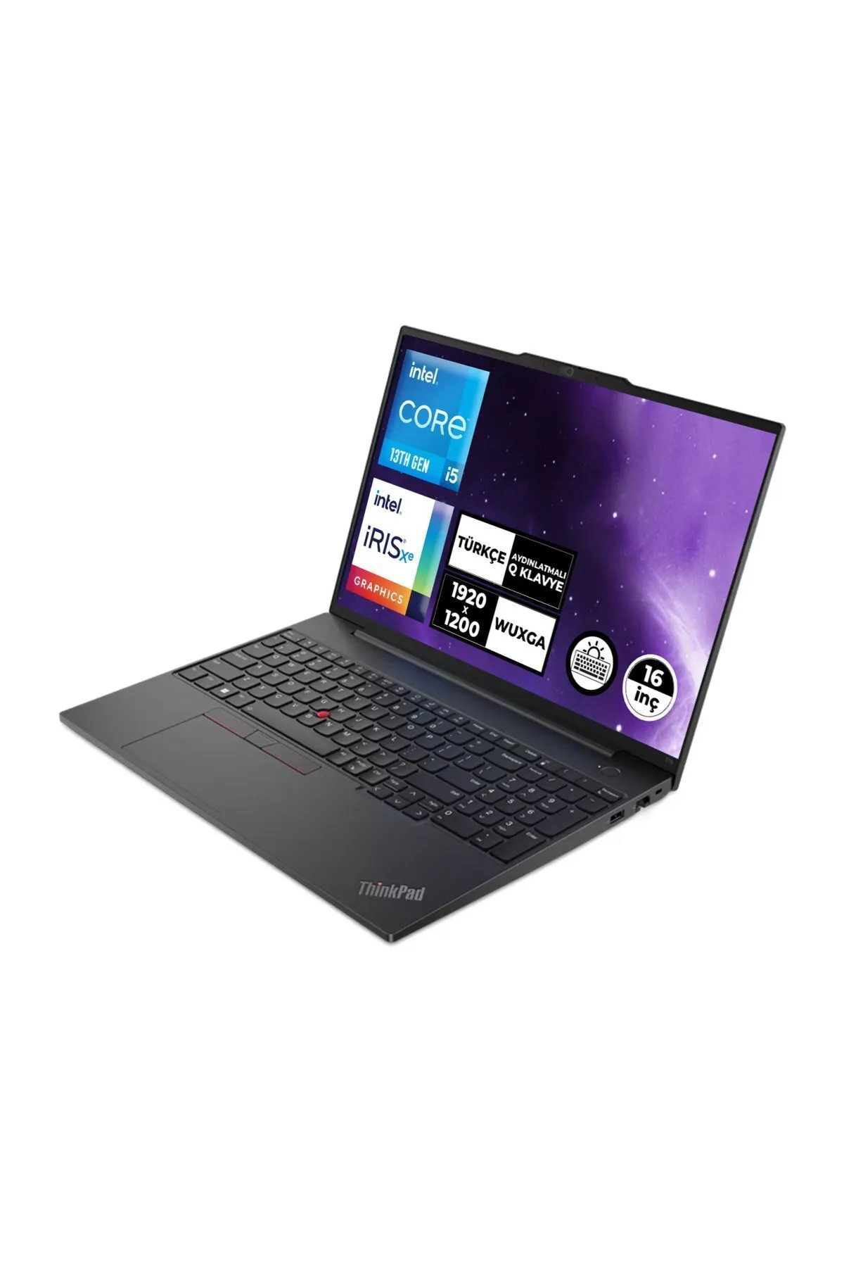 Lenovo ThinkPad E16 Gen 1 i5-1335U 16GB 512GB SSD 16" WUXGA Freedos 21JN00BCTX