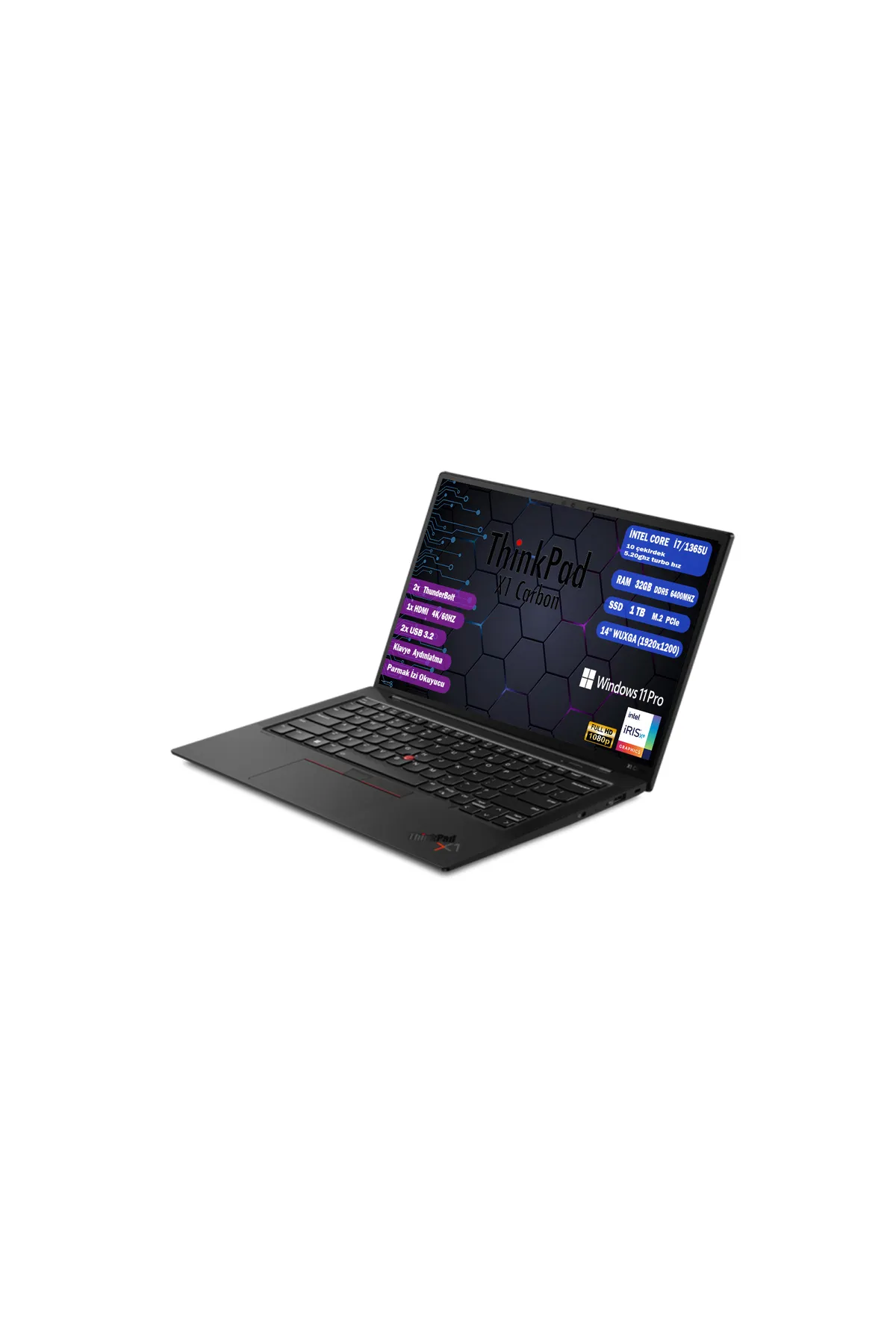 Lenovo THINKPAD X1 CARBON G11 i7-1365U 32 GB 1 TB SSD 14" WUXGA  W11P 4G LTE 21HNSBDJ00