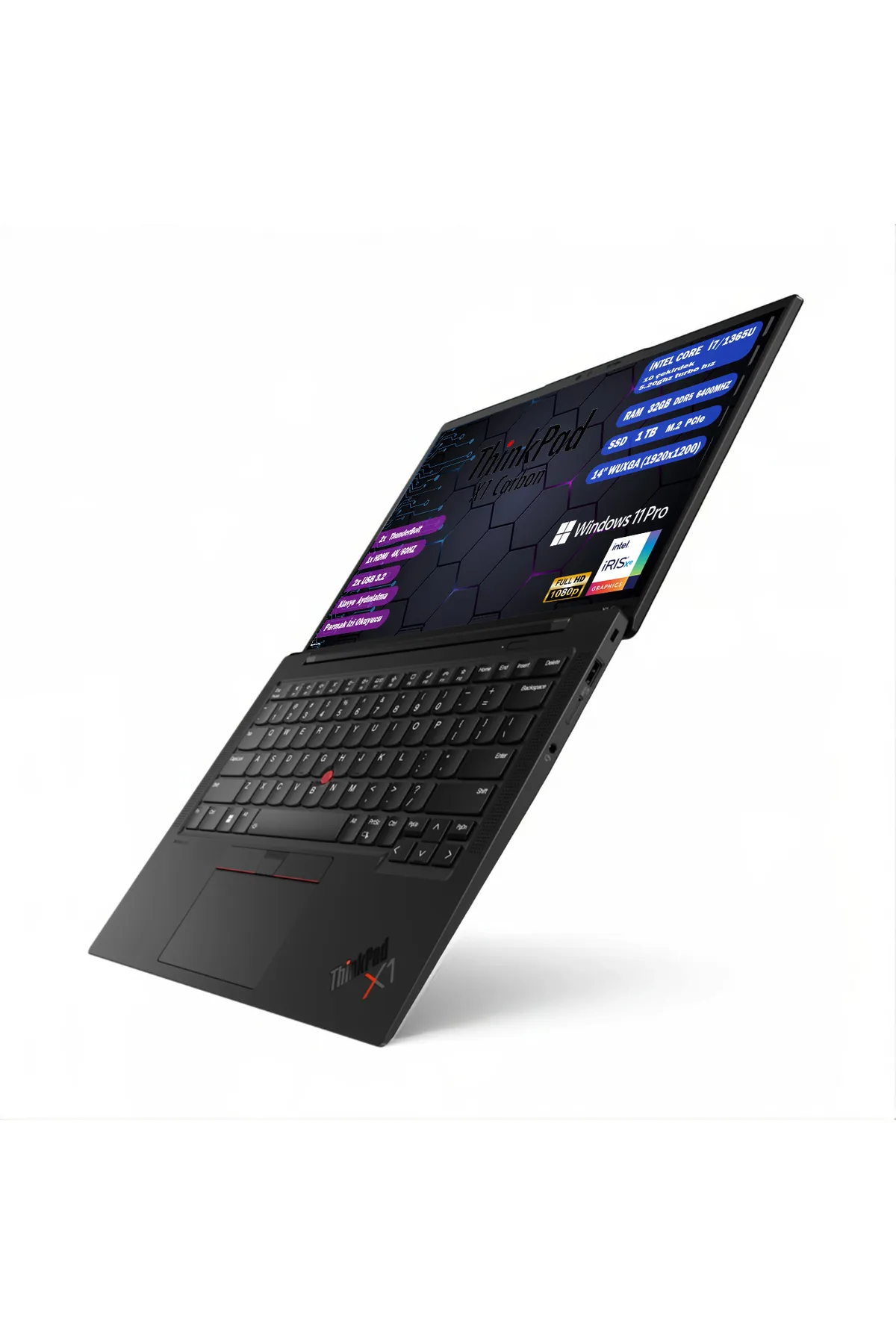 Lenovo THINKPAD X1 CARBON G11 i7-1365U 32 GB 1 TB SSD 14" WUXGA  W11P 4G LTE 21HNSBDJ00