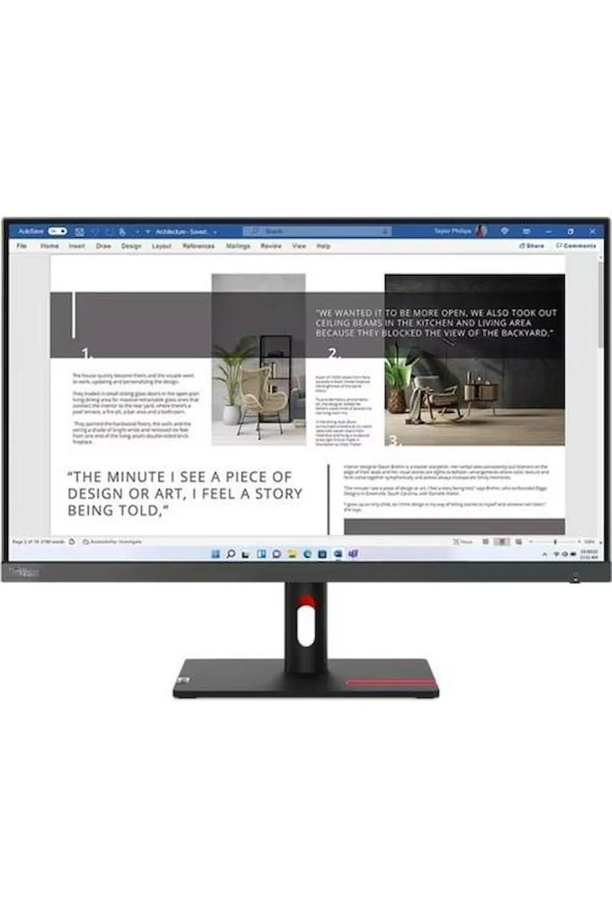 Lenovo Thinkvision S27ı-30 63dfkat4tk Ips 100 Hz 4ms Hdmı Vga 27'' Monitör