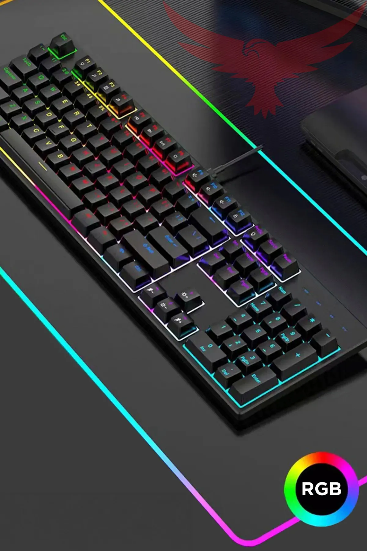 SKYNEX TK-05 Kablolu Rgb Işıklı Gaming Klavye Siyah BLUE SWİTCH