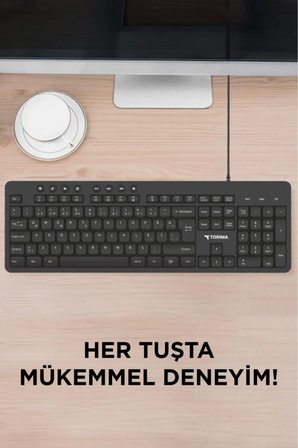 Torima TK-07 Siyah Multimedya Kablolu Q Klavye Gaming Keyboard