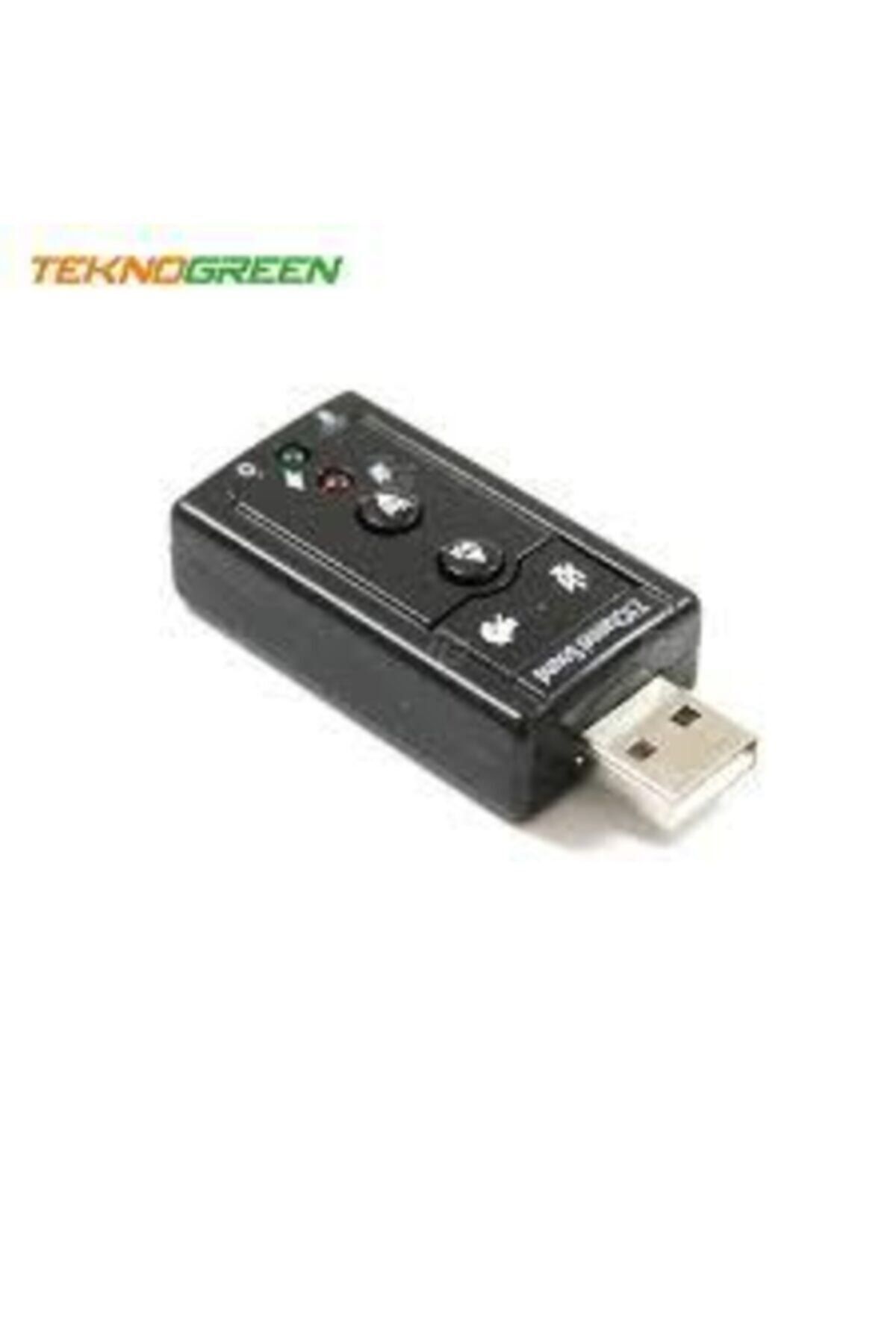 TEKNOGREEN Tku-666 Usb 7.1 Kanal Ses Kartı