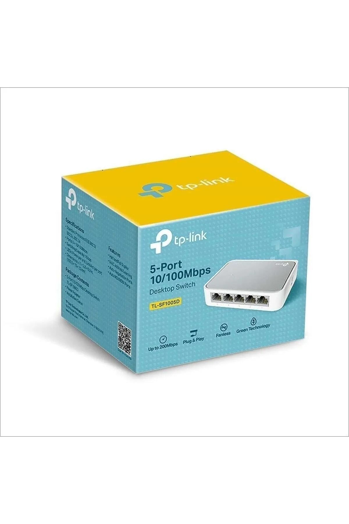 TP-Link Tl-sf1005d 10/100mbps 5xport %50 Güç Tasarruflu Switch