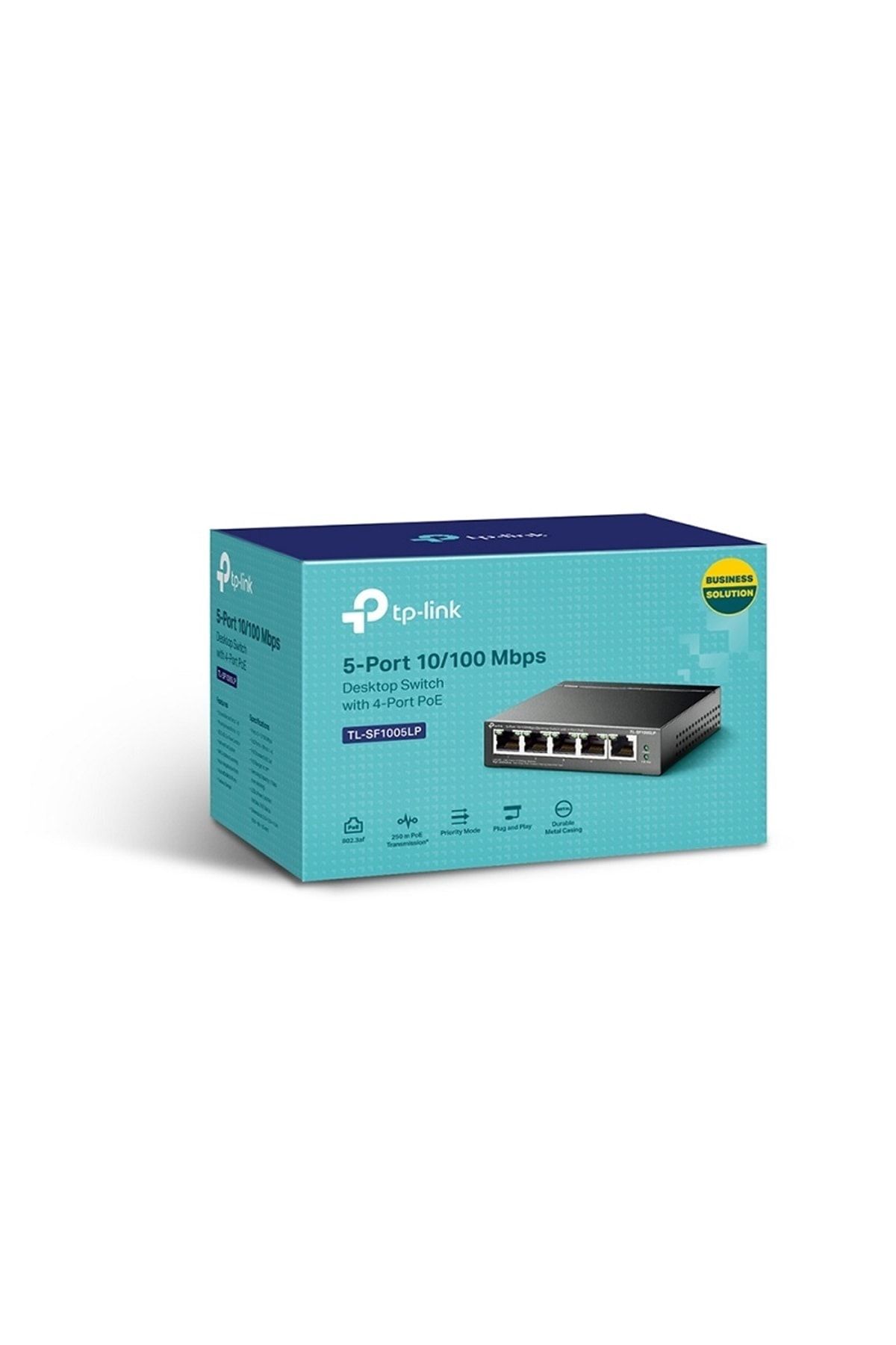 TP-Link Tl-Sf1005Lp, 5-Port 10/100Mbps Desktop Switch With 4-Port Poe