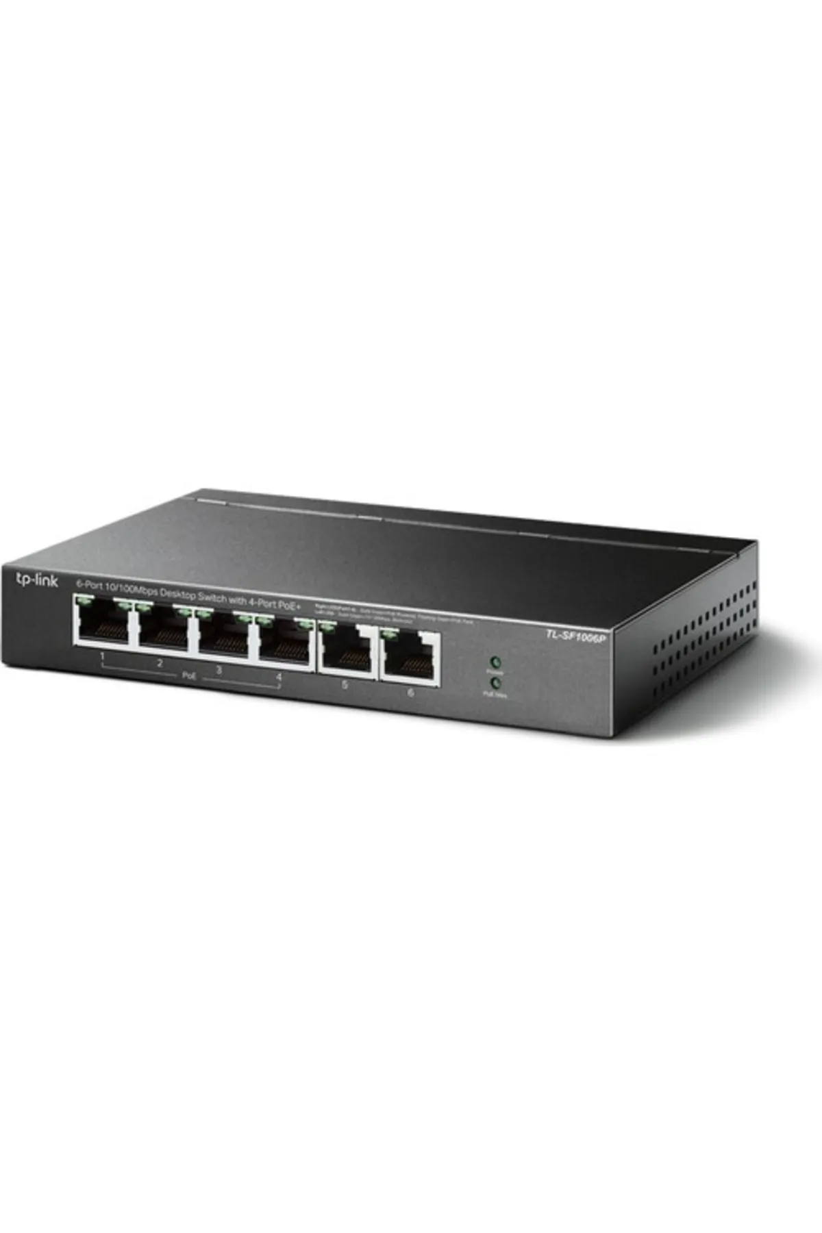 TP-Link TL-SF1006P, 6-Port 10/100Mbps Desktop Switch with 4-Port PoE+