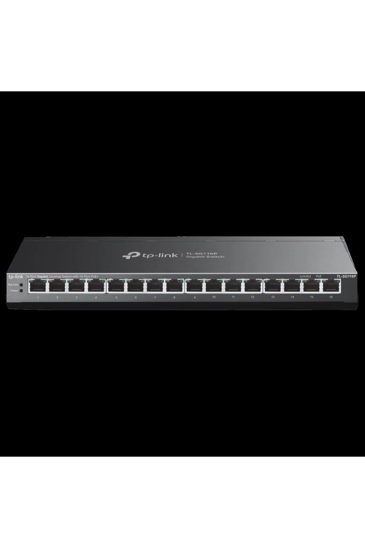 TP-Link Tl-sg116p 16port 10/100/1000 Yönetilemez Swıtch