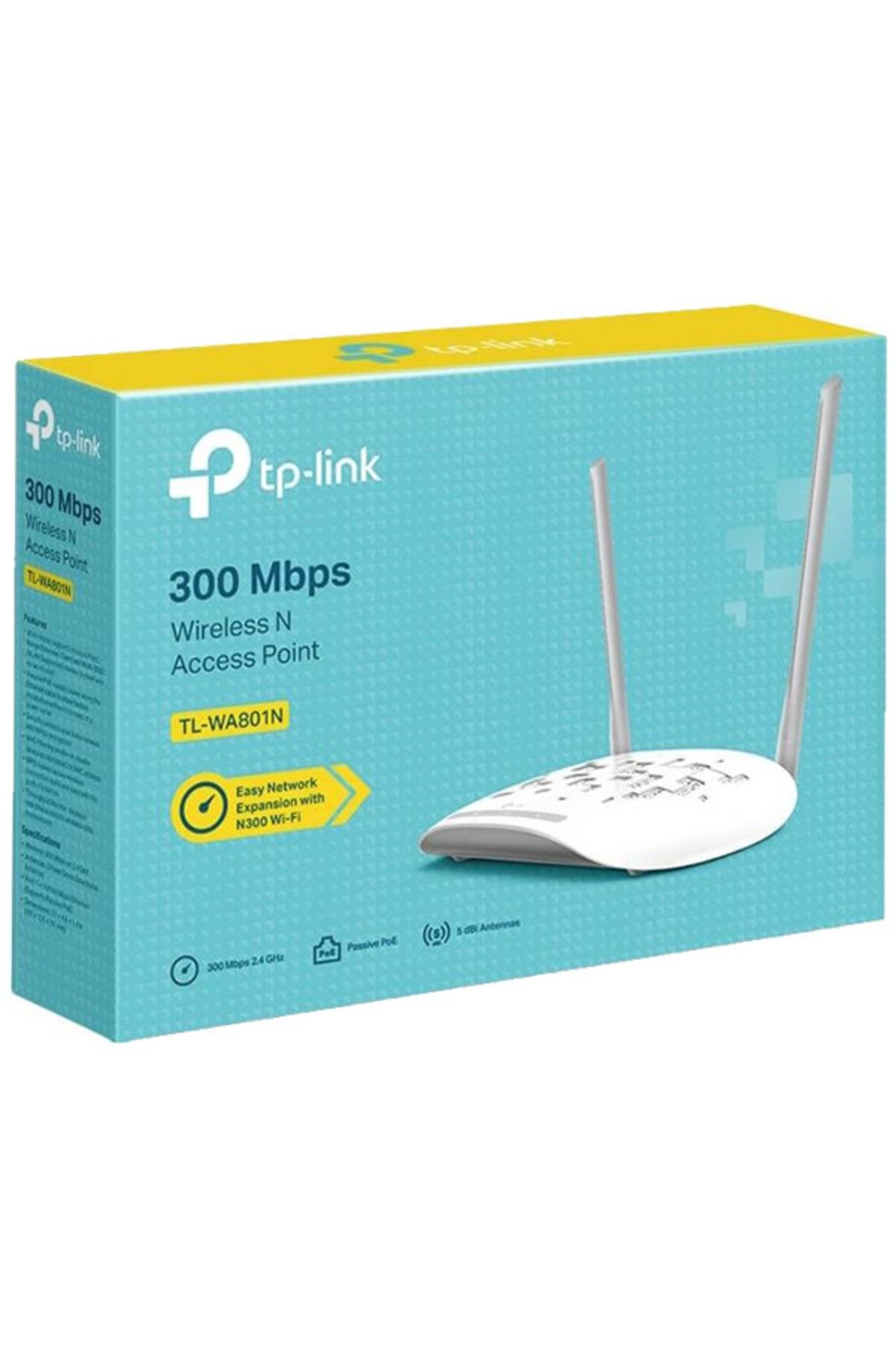 TP-Link Tl-wa801n 300 Mbps 1 Portlu Kablosuz Access Point