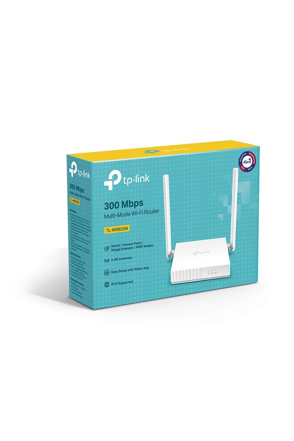 TP-Link Tl-wr820n 3 Port 300mbps 2.4ghz 2xfıxed Anten Router