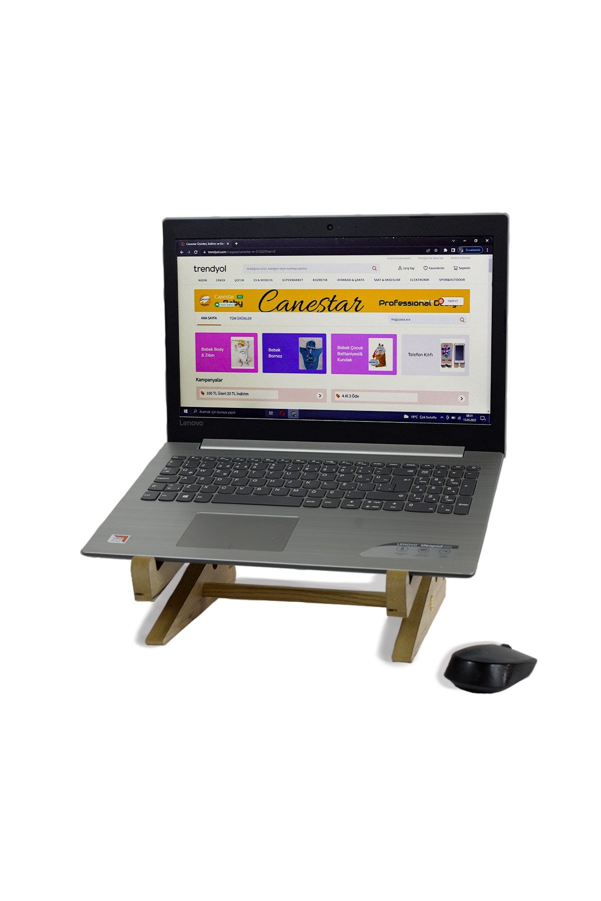 Canestar Tüm Modellerle Uyumlu Taşınabilir Notebook Laptop Standı Yükseltici Altlık