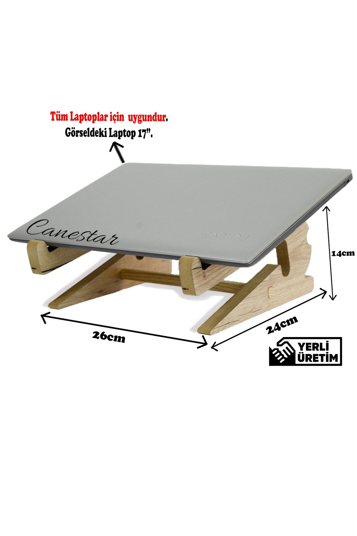 Canestar Tüm Modellerle Uyumlu Taşınabilir Notebook Laptop Standı Yükseltici Altlık