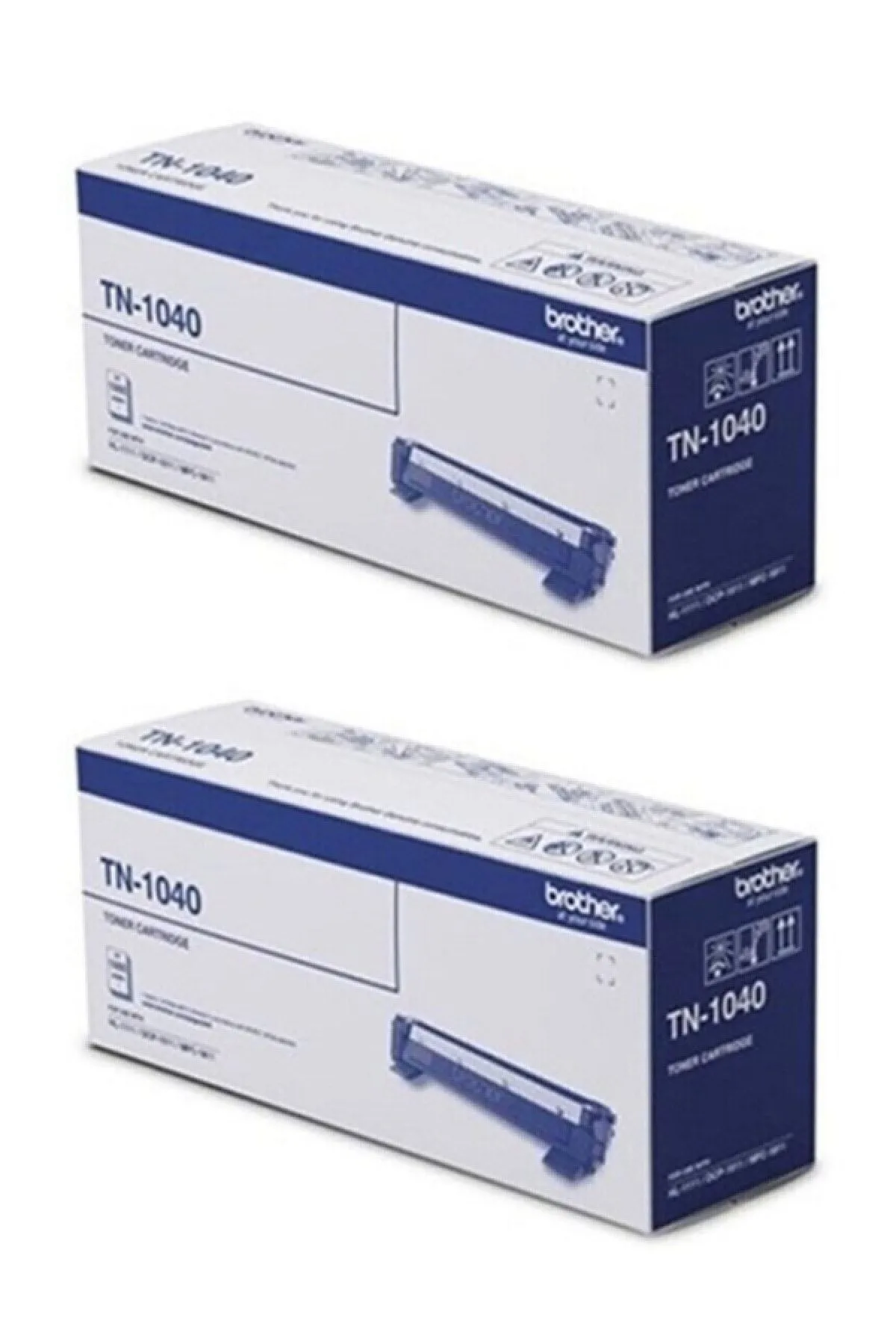 Brother Tn-1040 (1040) Hl-1111 2'li Orjinal Toner Avantaj Paket 1,000 Sayfa Kapasiteli Kutulu Ürünler