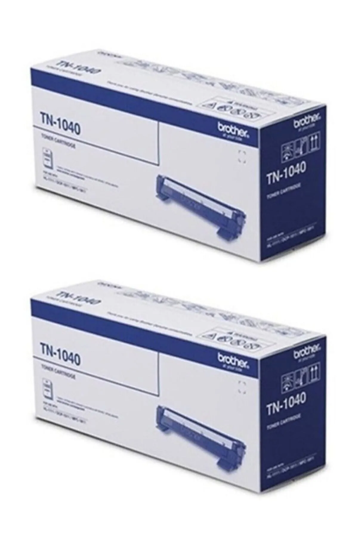 Brother Tn-1040 (1040) Mfc-1815 2'li Orjinal Toner Avantaj Paket 1,000 Sayfa Kapasiteli Kutulu Ürünler