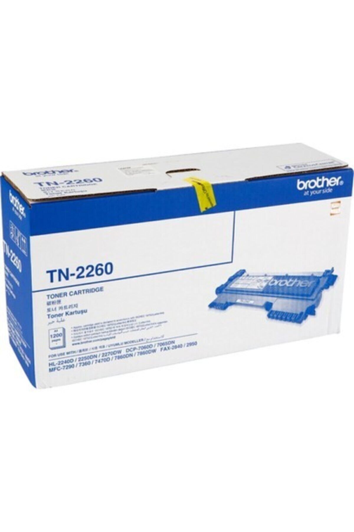 Brother Tn 2260 1200 Sayfa Kapasiteli Orjinal Siyah Toner