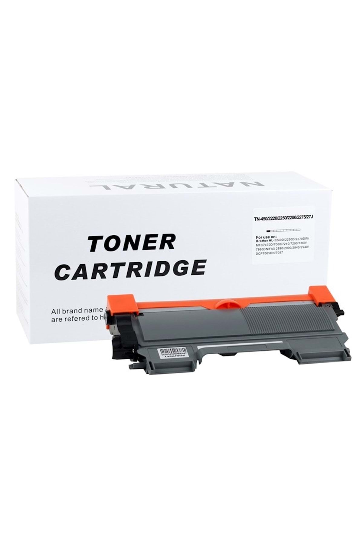 Brother Tn-2280 (t450) Muadil Toner Hl-250dn Dcp-7065dn Mfc-7360