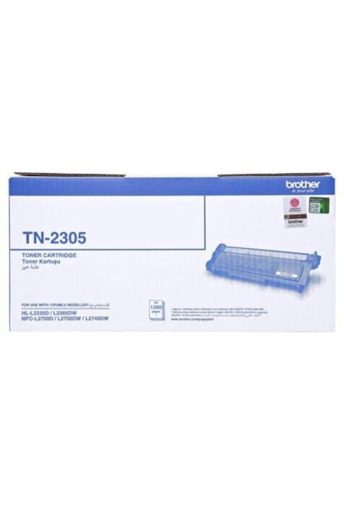 Brother Tn-2305 Orjinal Siyah Toner Mfc-l2700dn - Mfc-l2700dw