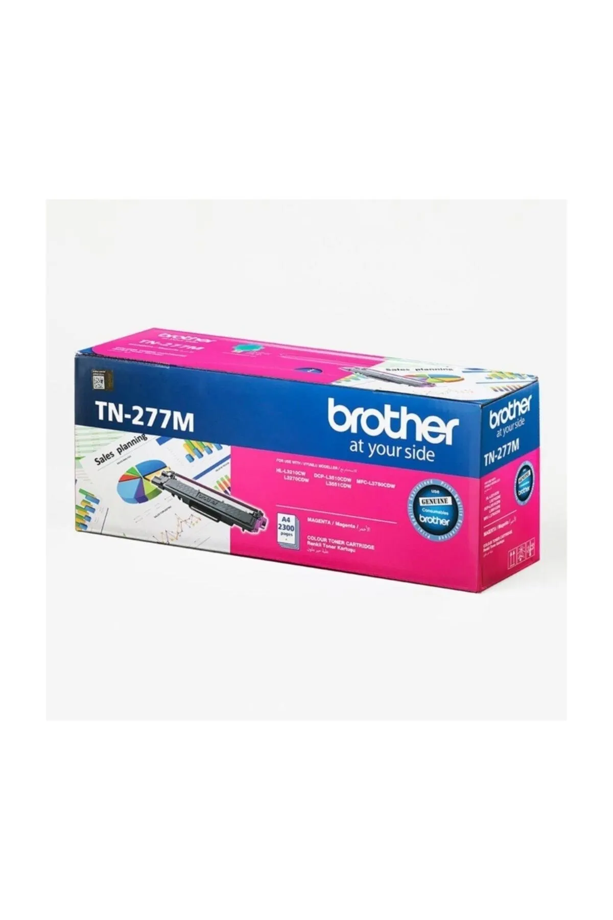 Brother Tn-277m Kırmızı 2300 Sayfa Lazer Toner