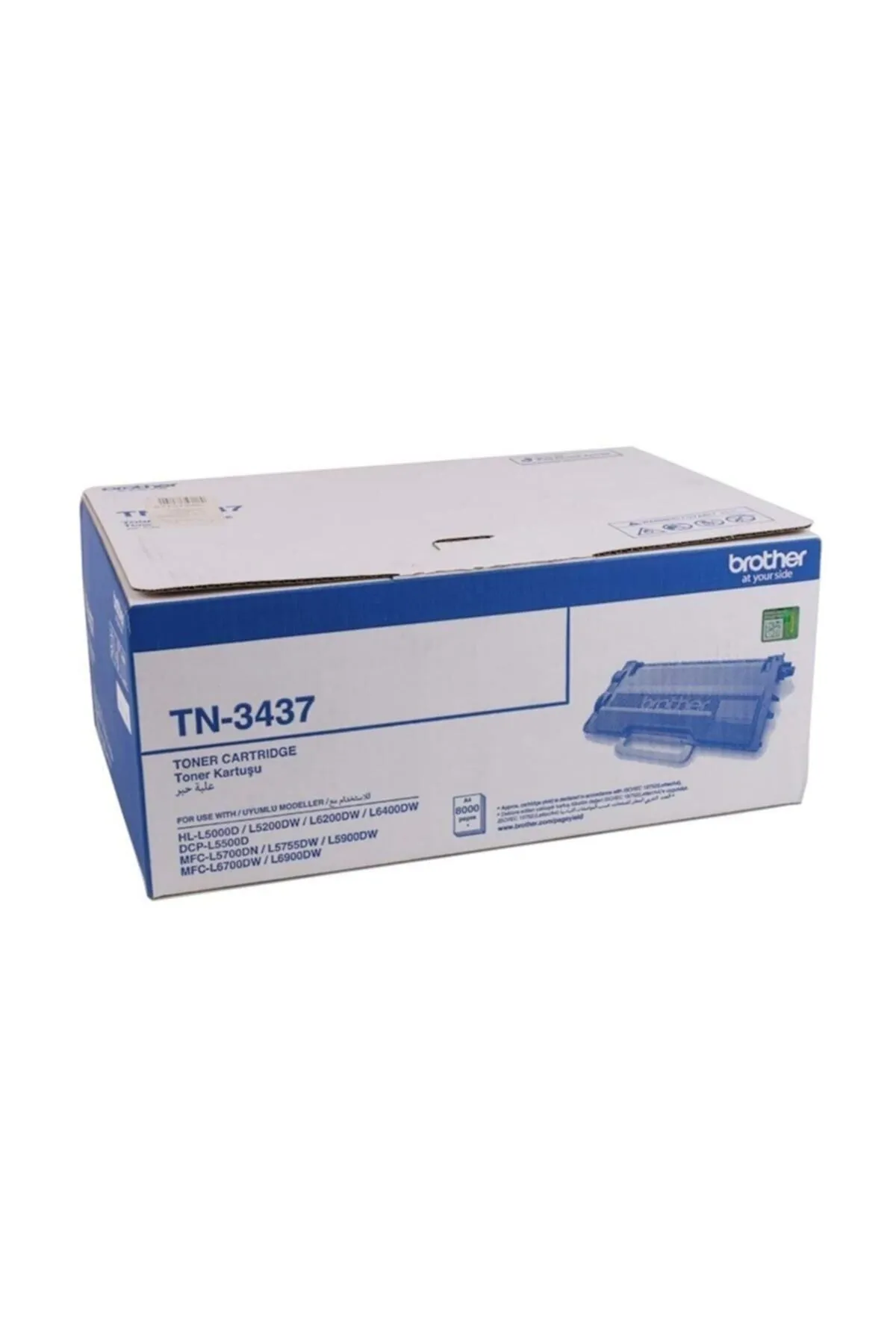 Brother Tn-3437 Orjinal Toner Hl-l5200dw-l6200dw Mfc-l5755-l6700dw-l6900dw (8k)