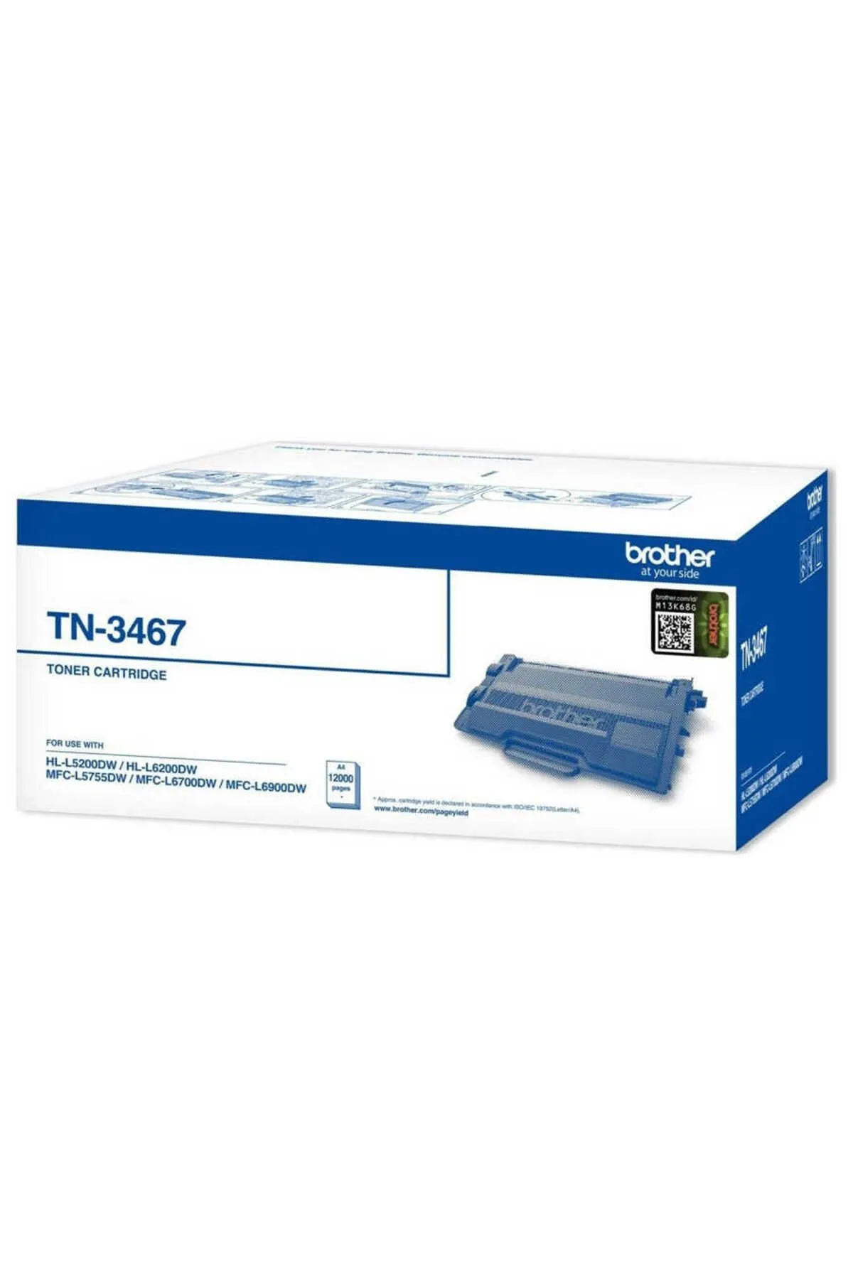 Brother Tn-3467 Orjinal Siyah Toner L5200/l5600/l6700