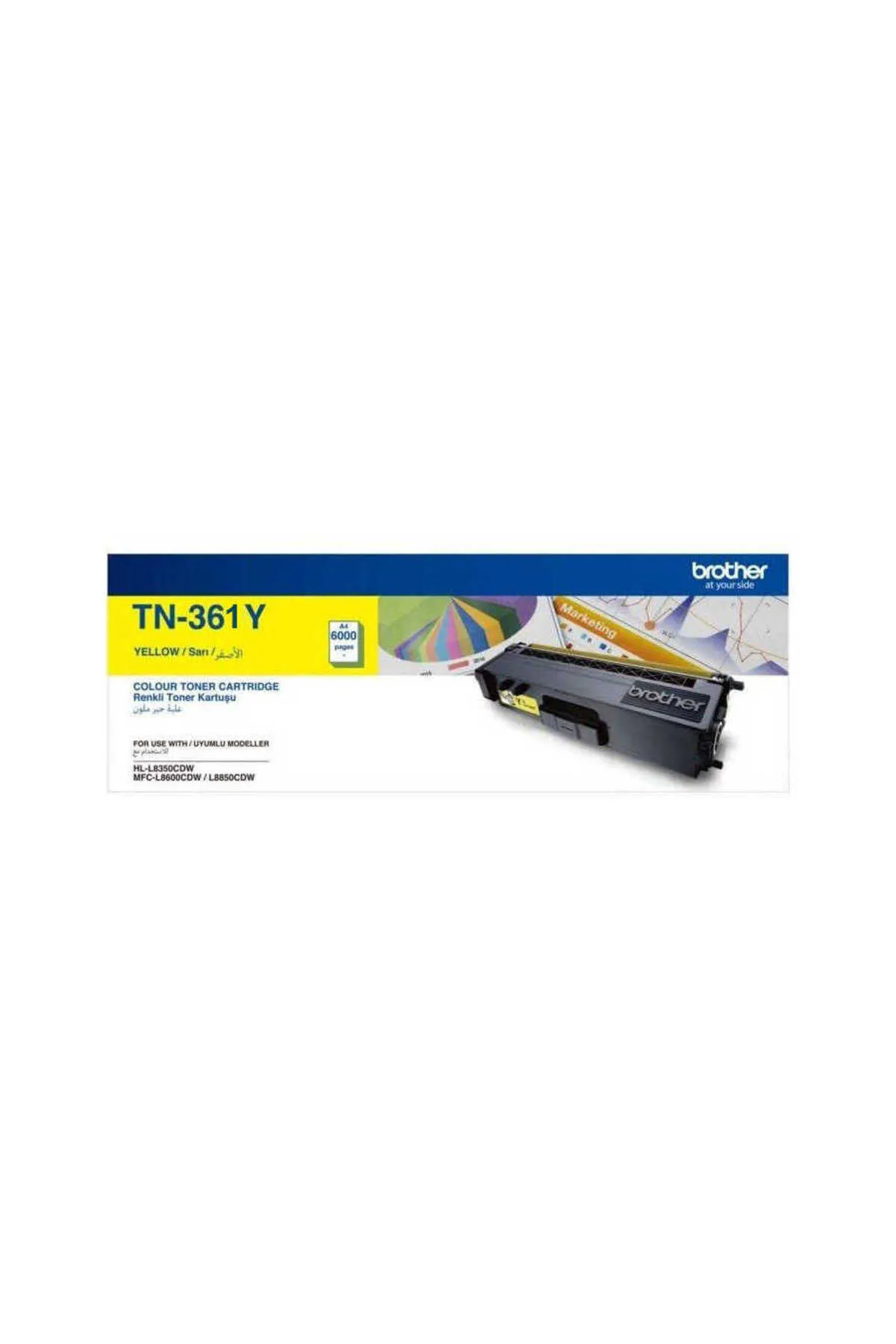 Brother Tn-361 Sarı Toner