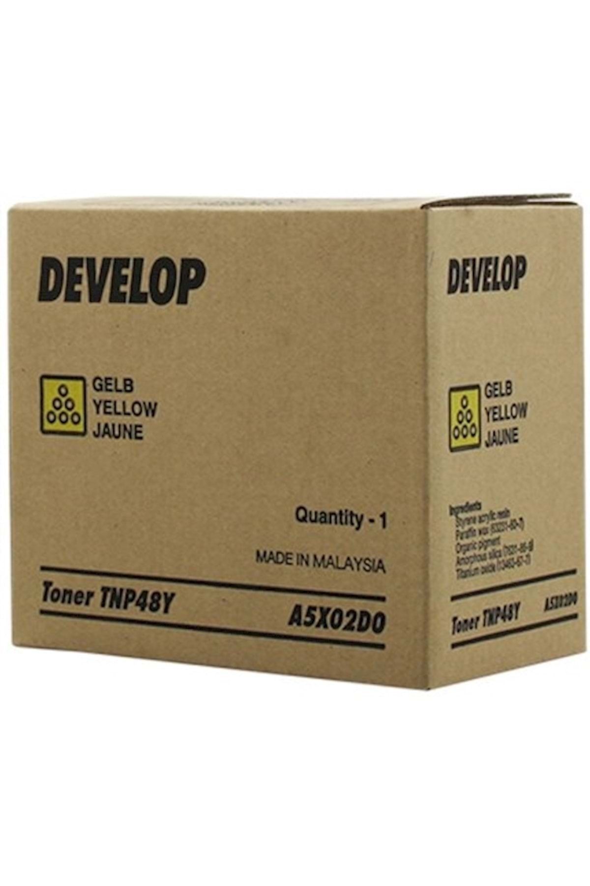 DEVELOP Tnp-48y Ineo +3350/3850 Sarı Toner Orjinal 10.000 Sayfa A5x02d0