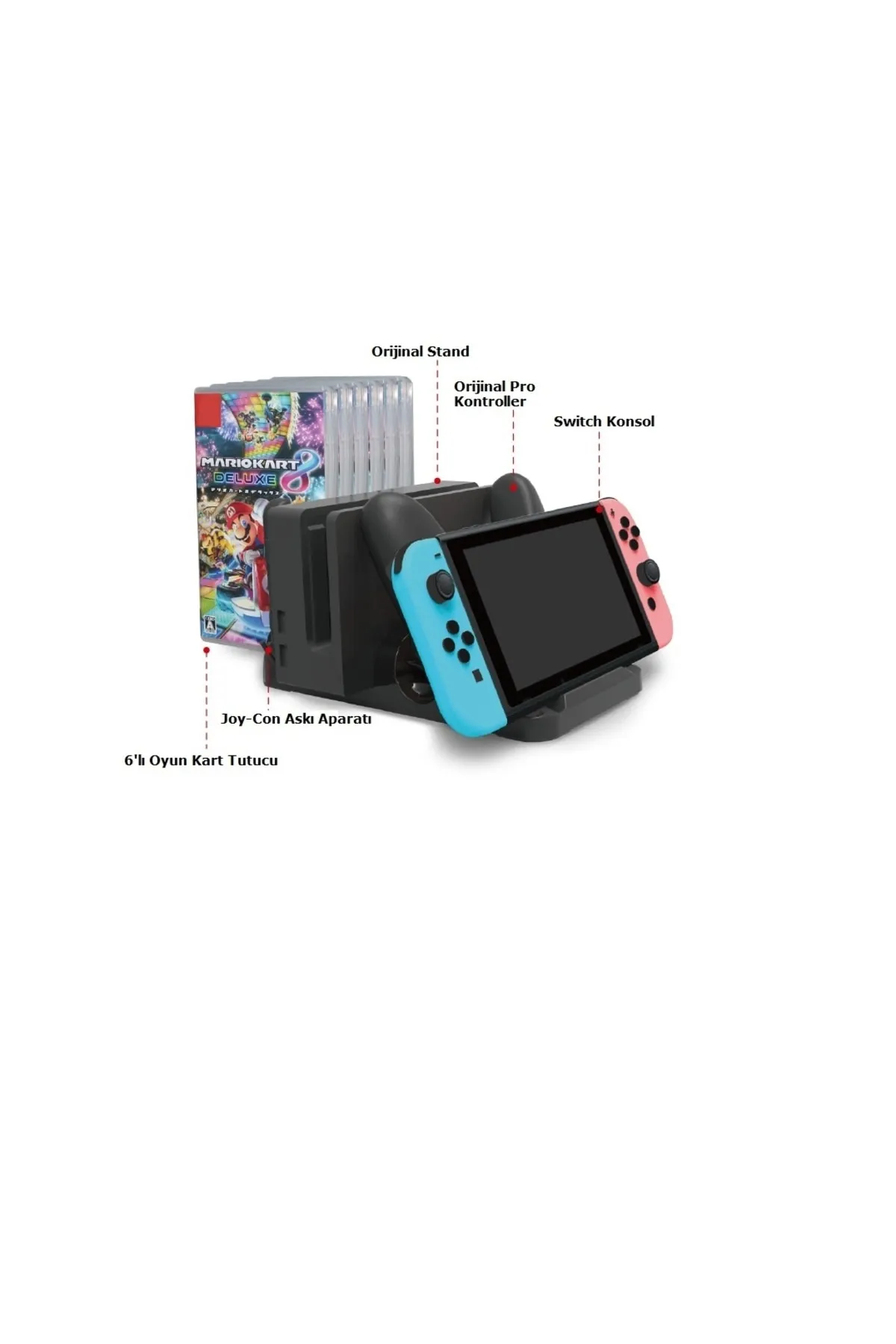 CAFELE Tns-871 Nintendo Switch Multifonksiyonel Şarj Stand