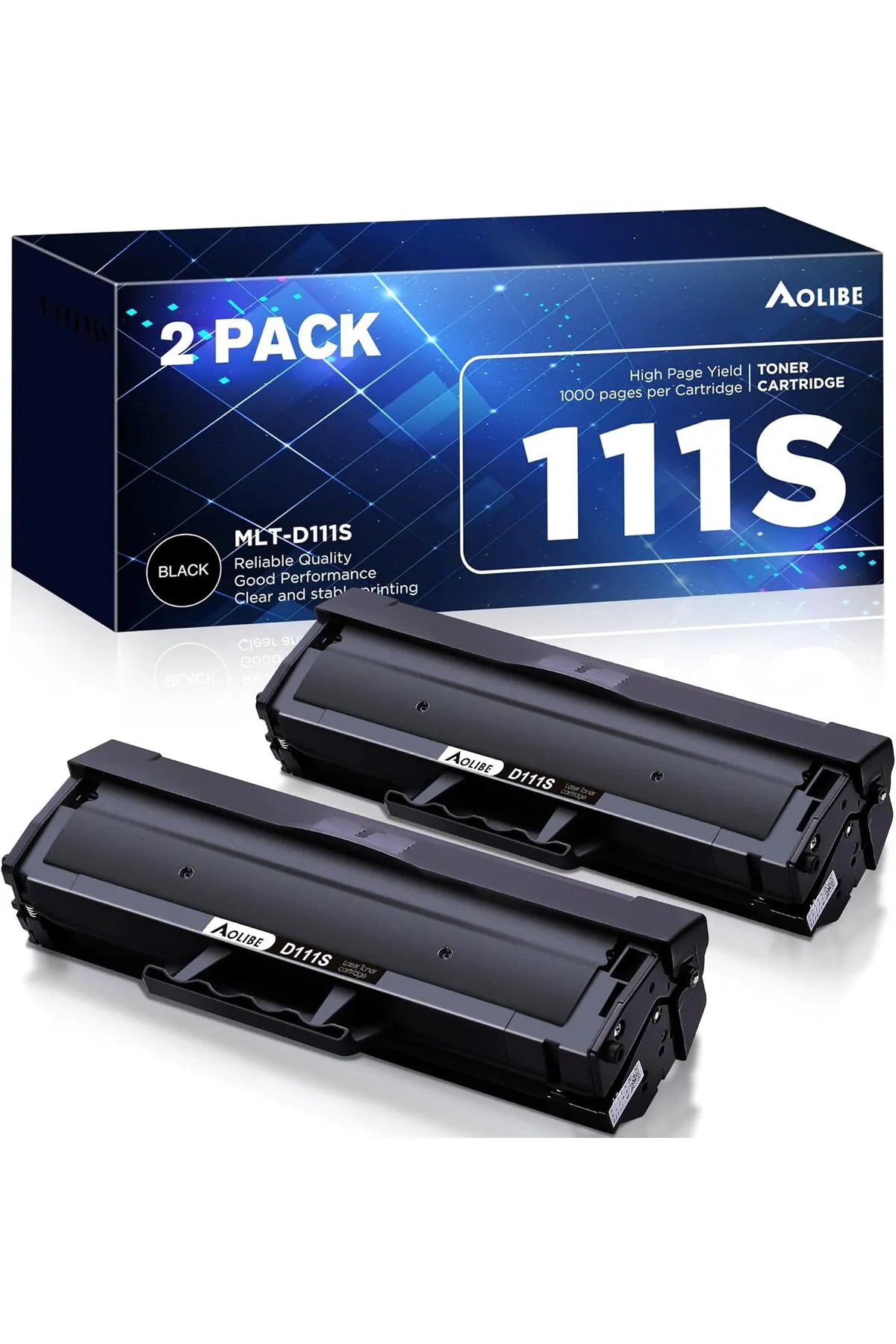 Samsung Toner MLT-D111S MLT111S  Samsung Xpress M2020W M2070FW M2070W M2020 M2024W Printer (2 adet)