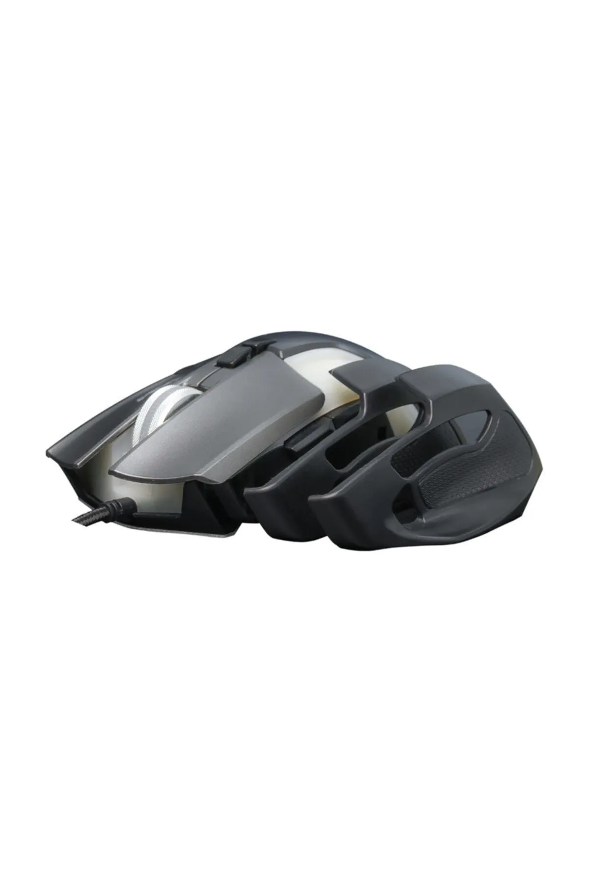 Rush Topaz Rm84 10.000 Dpı Rgb 6d Modüler Makro Pro Oyuncu Gaming Mouse