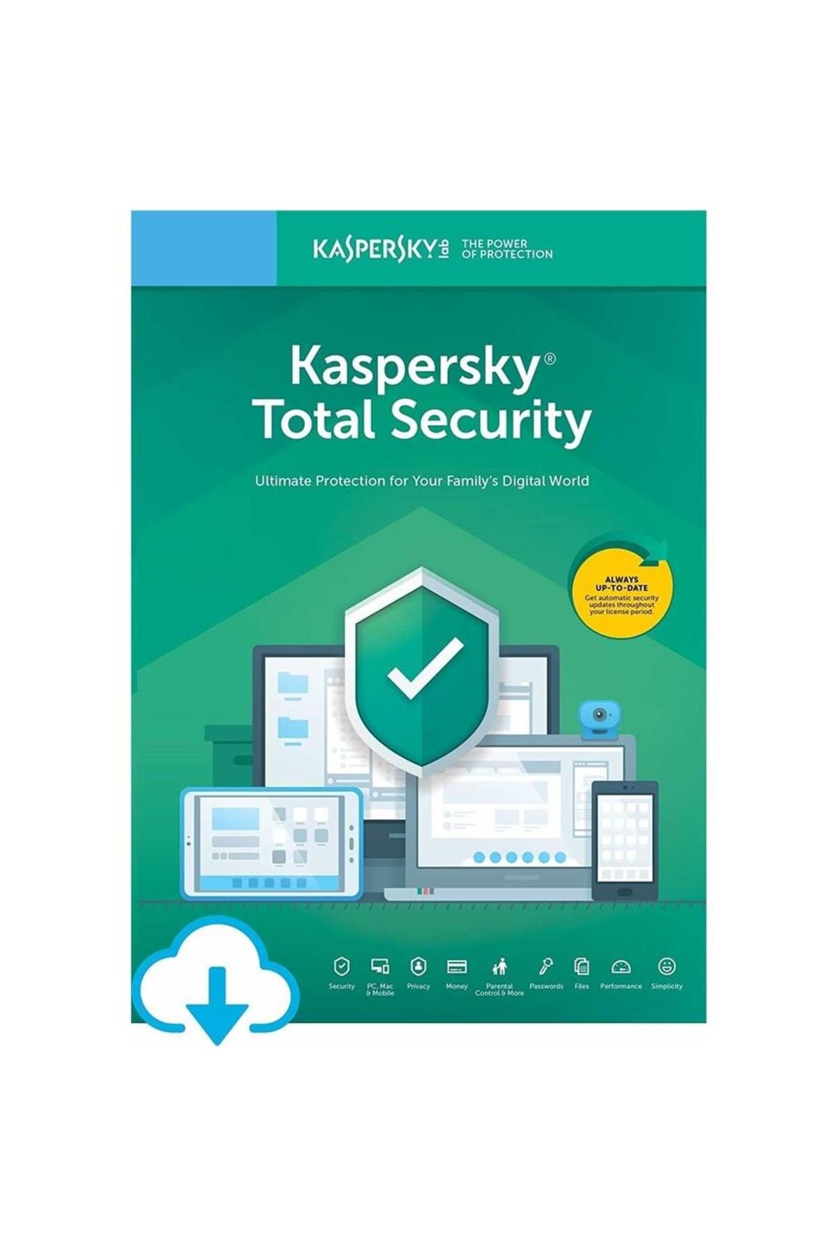 Kaspersky Toplam Güvenlik 1 Kullanıcı 1yıl