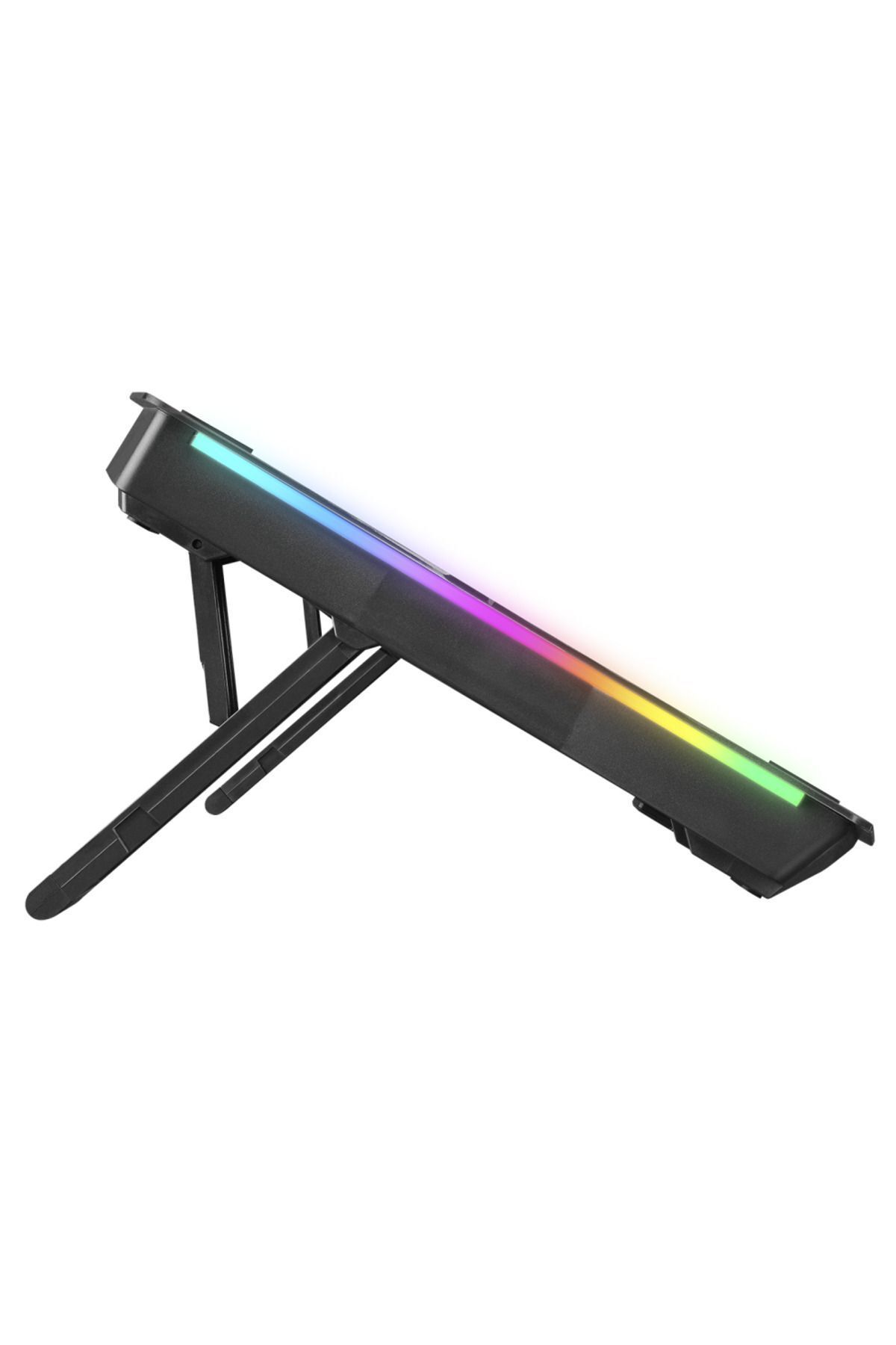 Rampage Tornado Full Rgb 2fanlı Yükseklik Ayarlı 10-18 Laptop Soğutucu Ekranlı Notebook Soğutucu Stand