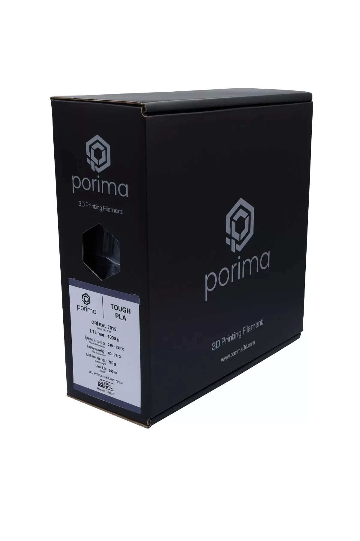 Porima Tough Pla Filament Gri Ral7015 1,75mm 3kg