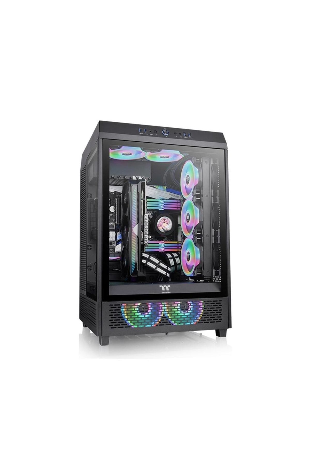 Thermaltake Tower 500 Siyah 3x Tempered Glass Pencereli Gamıng Kasa