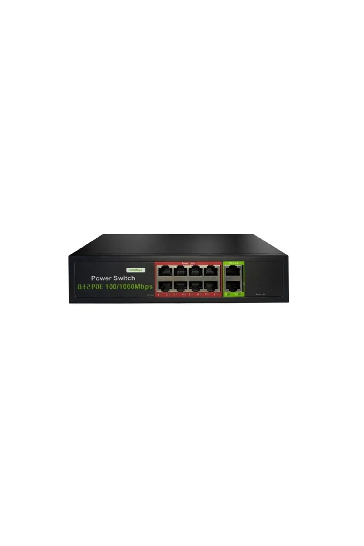 Tiwox Tp-g8002-poe96w 8 Port Gıgabıt 2 Port Gıgabıt Rj45 Uplınk Poe Swıtch (REALTEK CHIPSET)