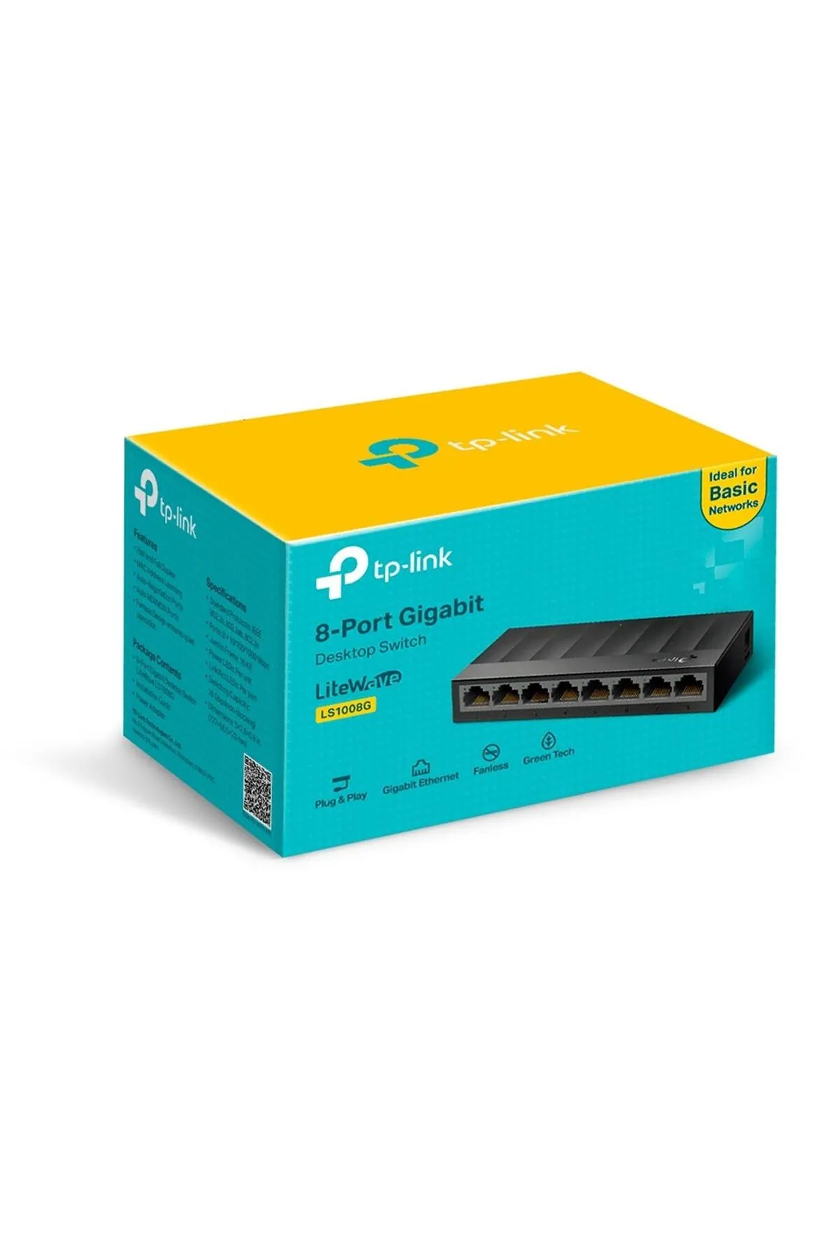 TP-Link Tp-lınk Ls1008g 8port 10/100/1000 Yönetilemez Swıtch