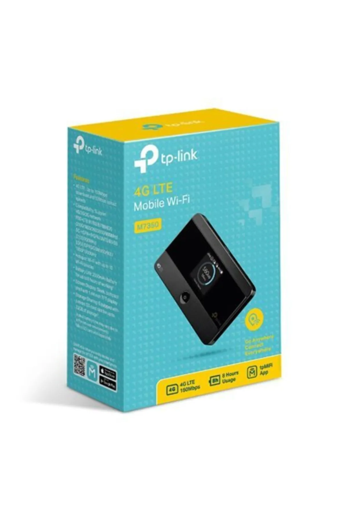 TP-Link Tp-lınk M7350 300mbps Kablosuz-micro Usb 3g/4g Taşınabilir 3g/4g Lte Router Sim Kart Slotlu