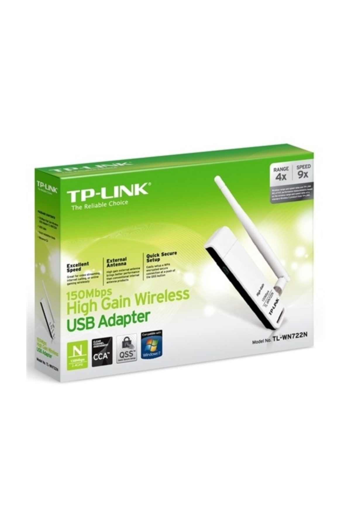 TP-Link Tp-lınk Tl-wn722n 150mbps Kablosuz Usb Antenli Adaptör