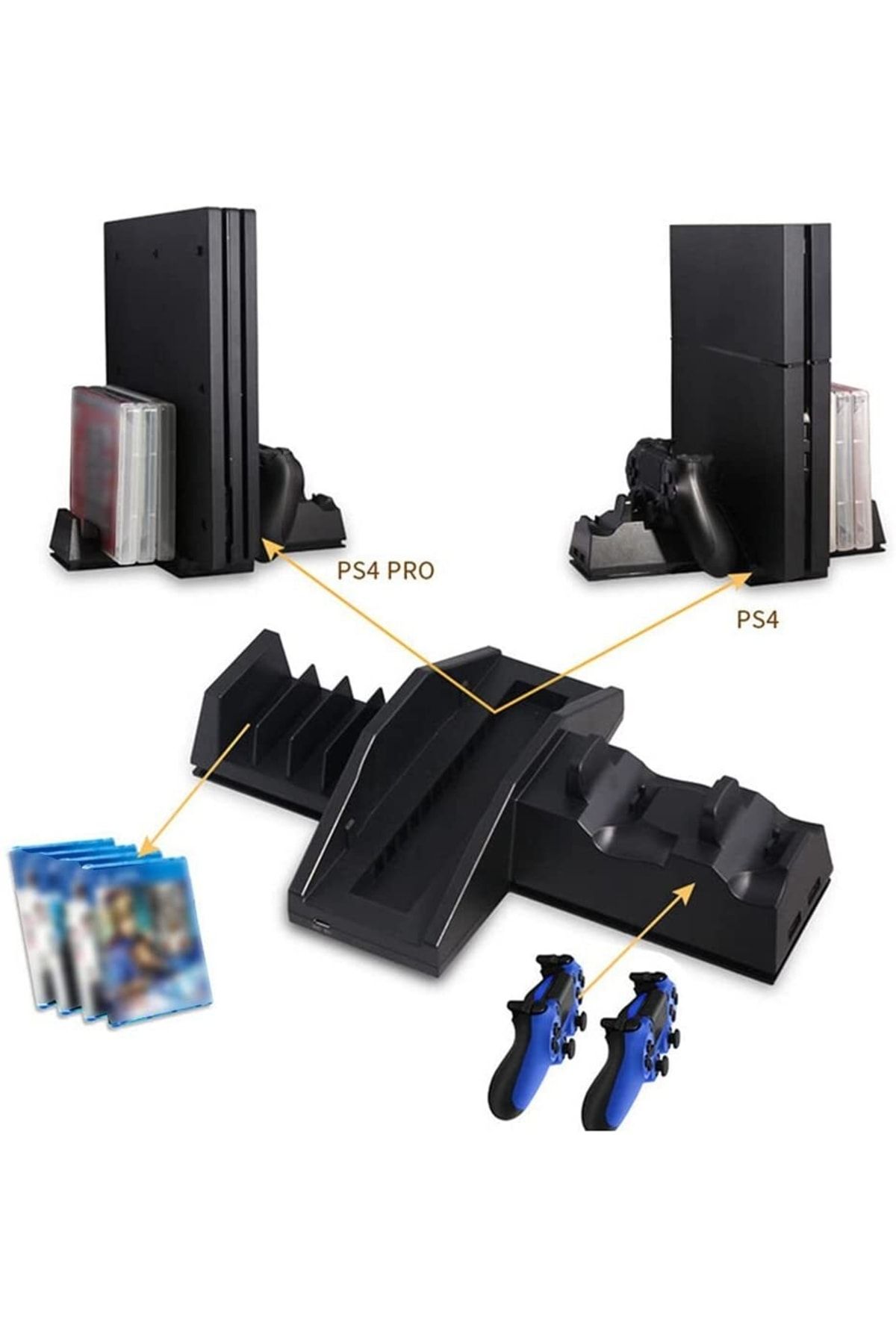 CAFELE Tp4-837 Ps4 Fat/ps4 Pro Multifonksiyonel Stand