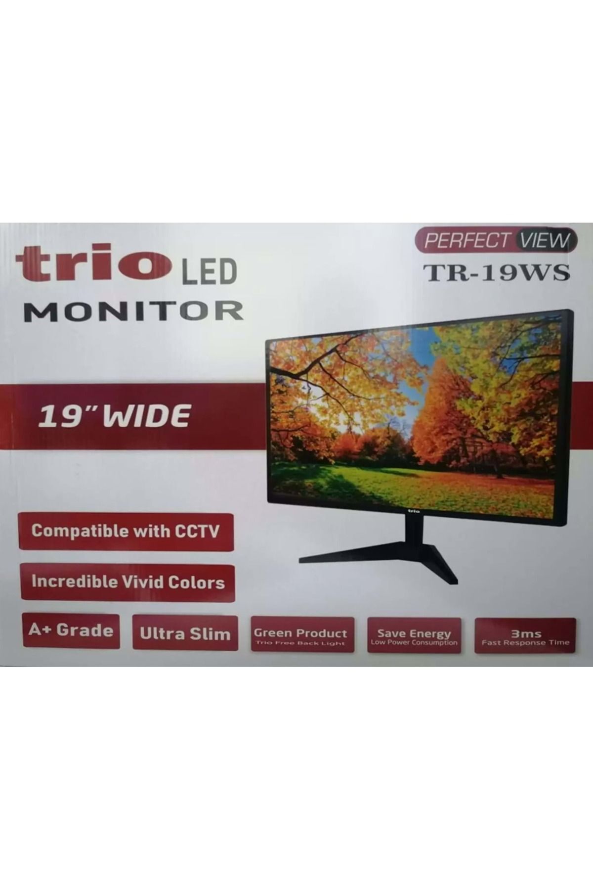 Trio Tr-19ws 19'' 60hz 3ms Vga Hdmi Full Hd Led Monitör