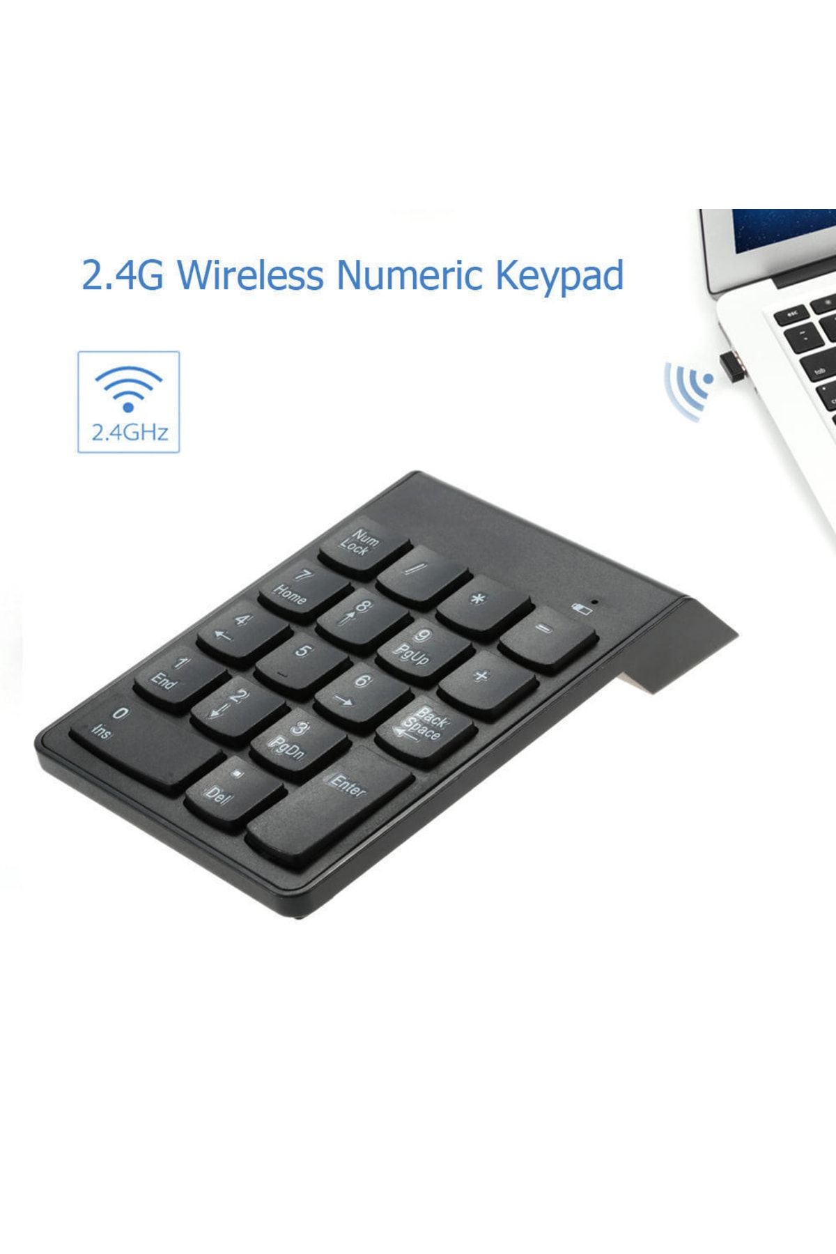 Apera Tr-59 Süper Ince Kablosuz Keypad Klavye Numlock Numped