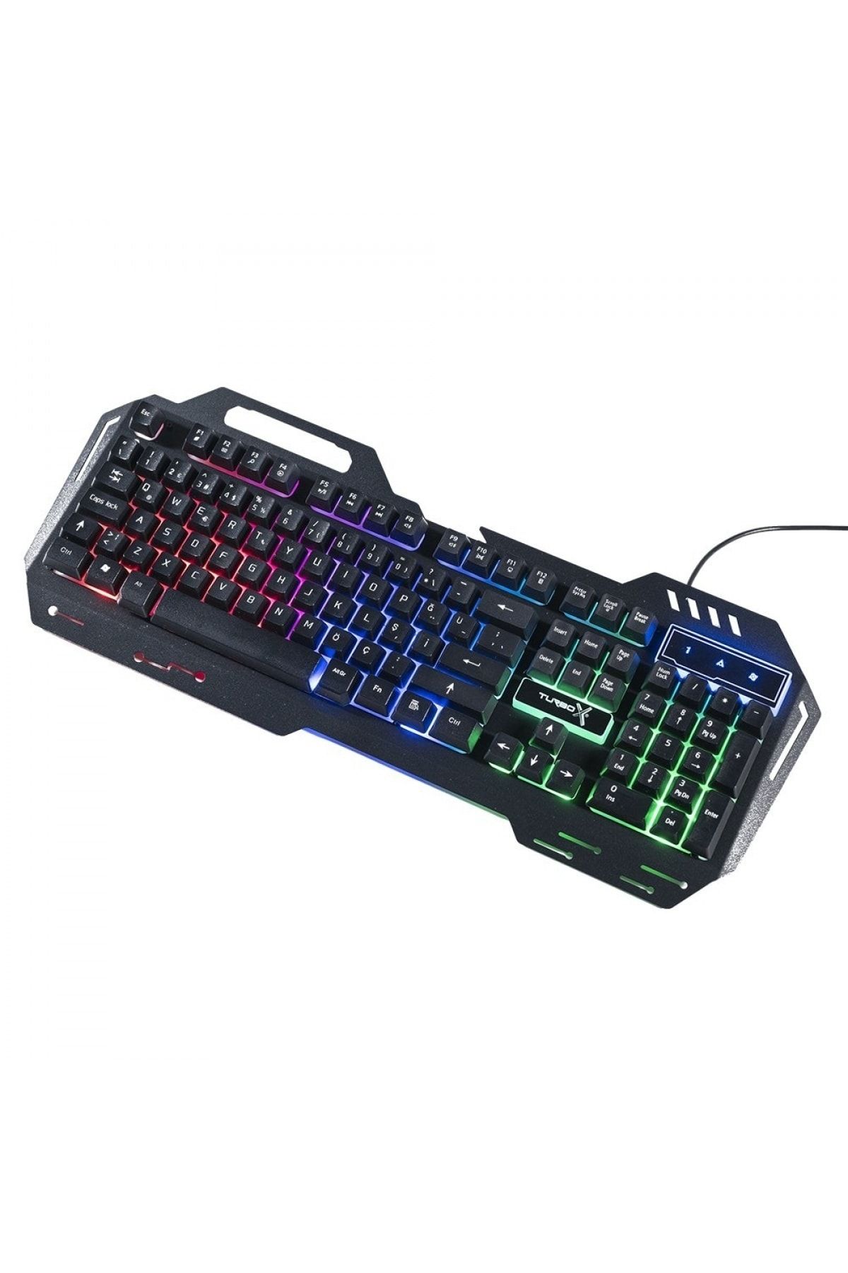 Turbox Tr-gk101 Usb Gaming Rgb Işıklı Metal Kasa Klavye Türkçe Q