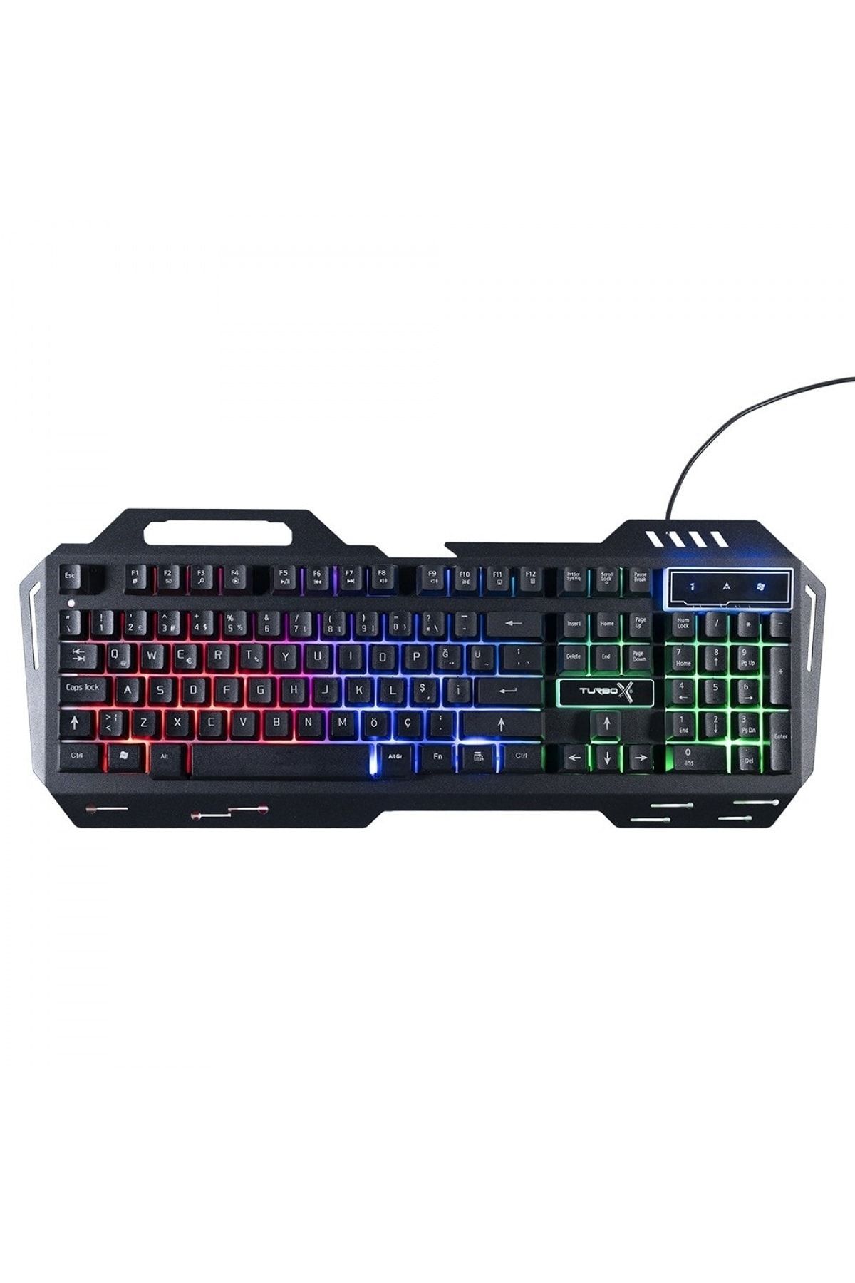 Turbox Tr-gk101 Usb Gaming Rgb Işıklı Metal Kasa Klavye Türkçe Q